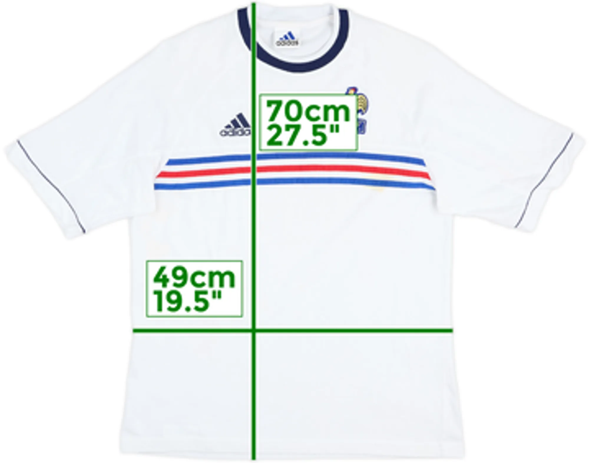 1998-00 France adidas Training Shirt - 6/10 - (S)