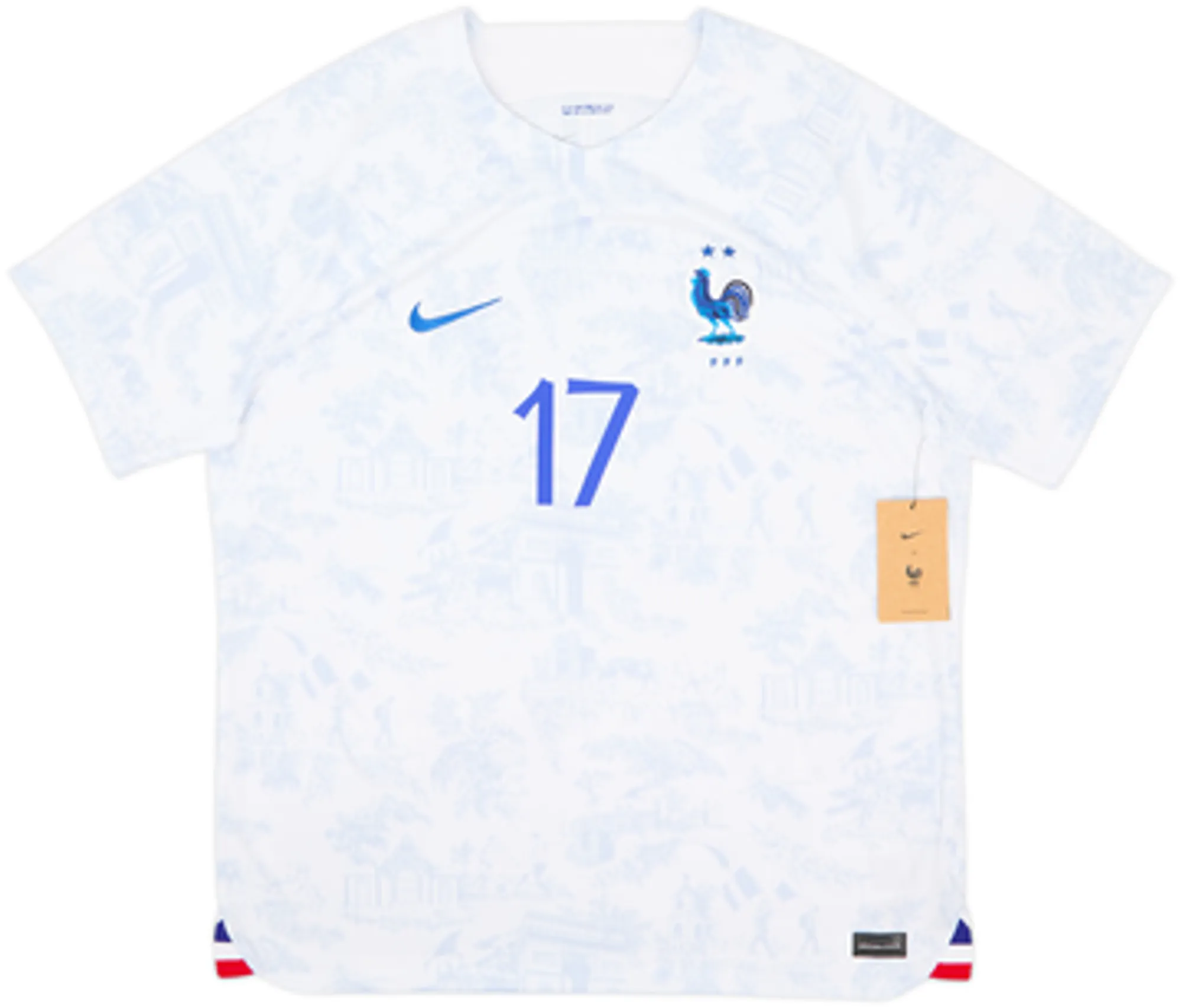 2022-23 France Away Shirt Saliba #17 (XL)