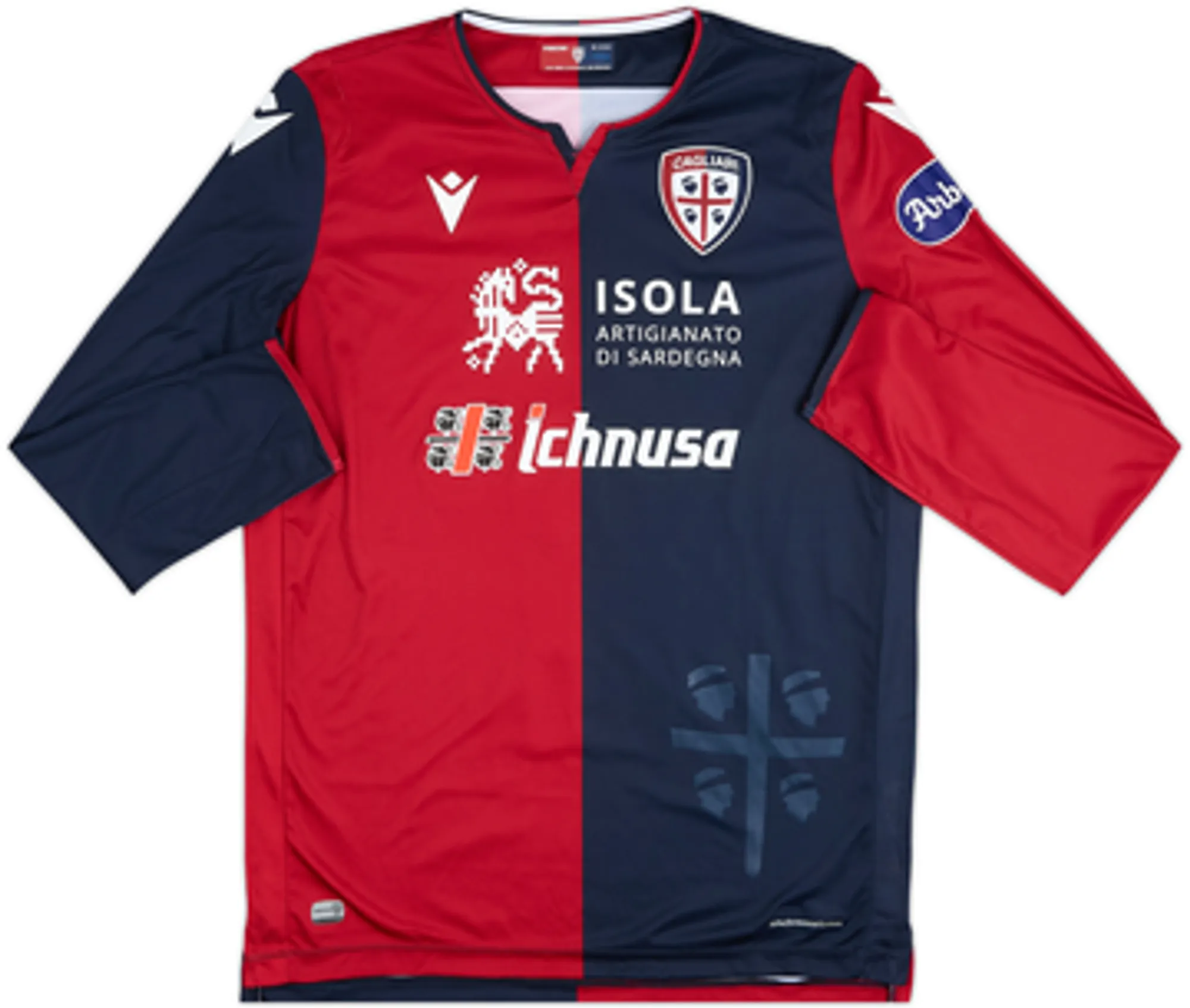 2019-20 Cagliari Home L/S Shirt Nainggolan #4 - 8/10 - (XL)