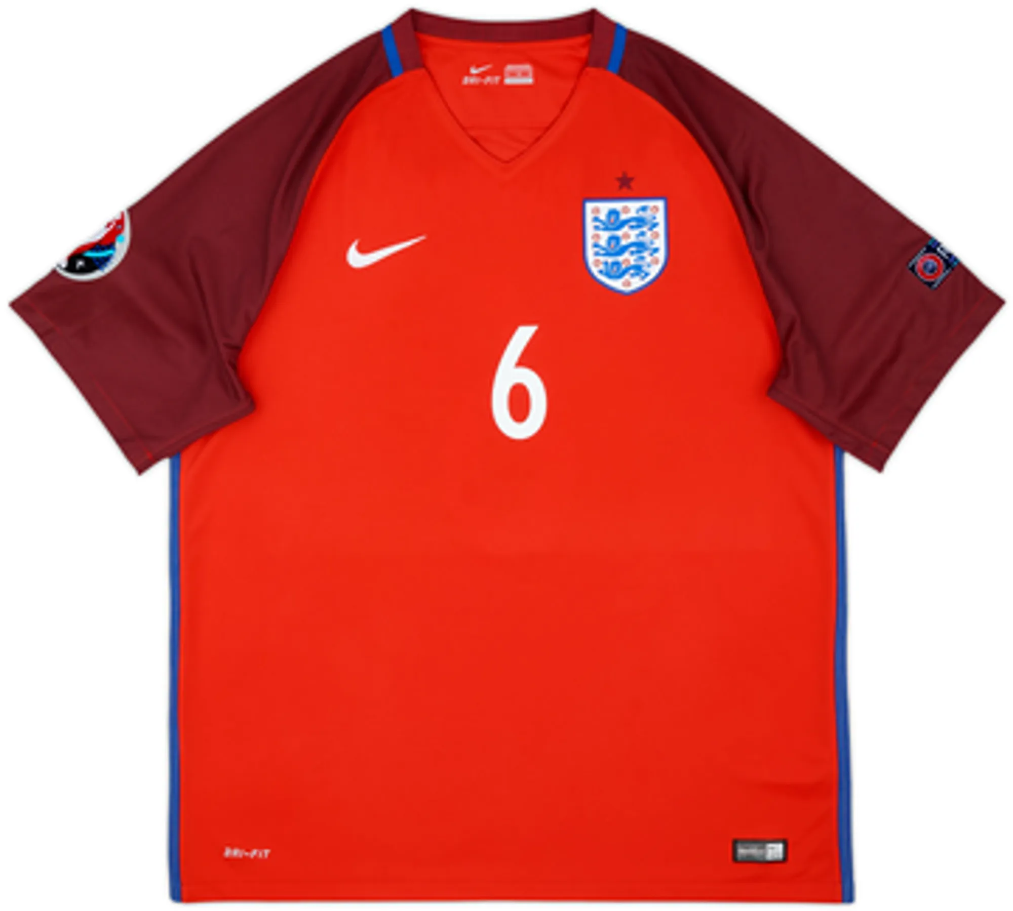 2016-17 England Away Shirt Smalling #6 - 9/10 - (XL)