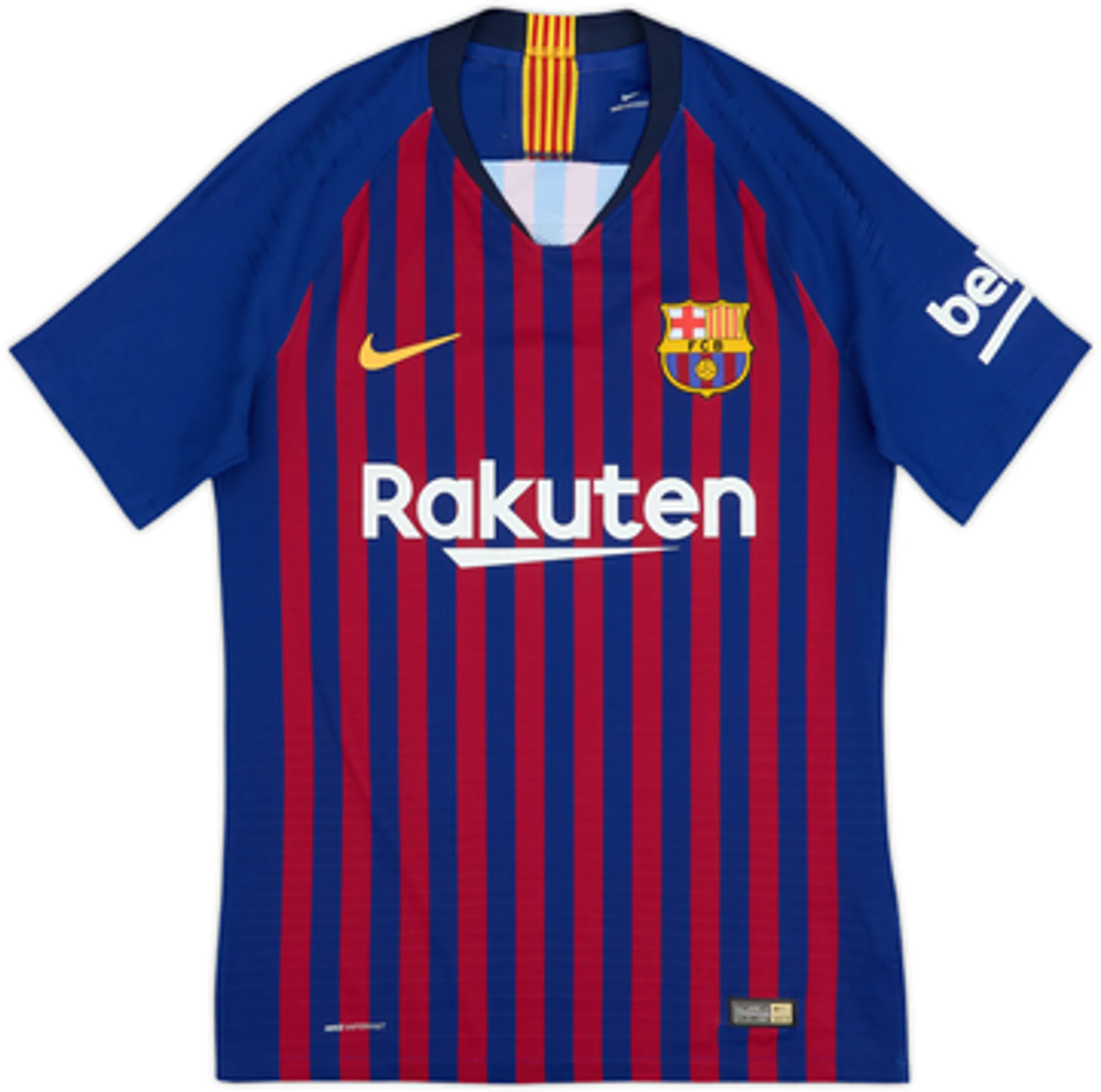 2018-19 Barcelona Authentic Home Shirt Messi #10 - 8/10 - (S)