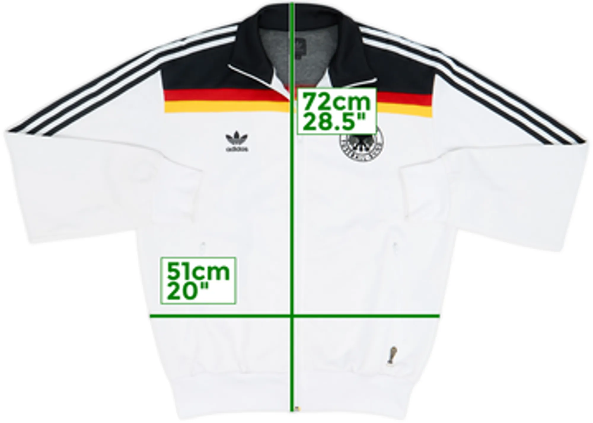 2006-07 Germany adidas Originals Retro Track Jacket - 6/10 - (L)