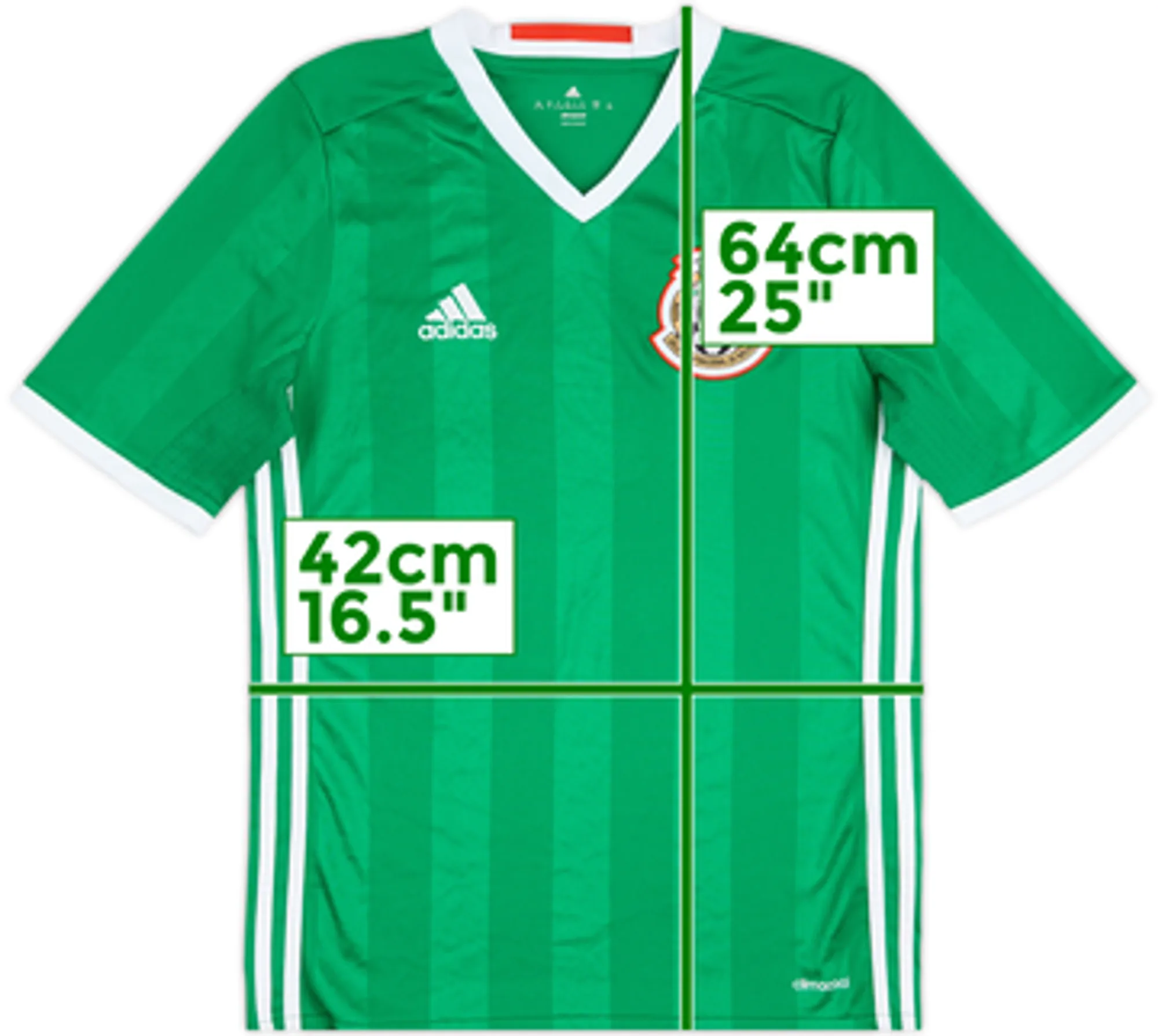 2016-17 Mexico Copa America Home Shirt - 9/10 - (L.Boys)