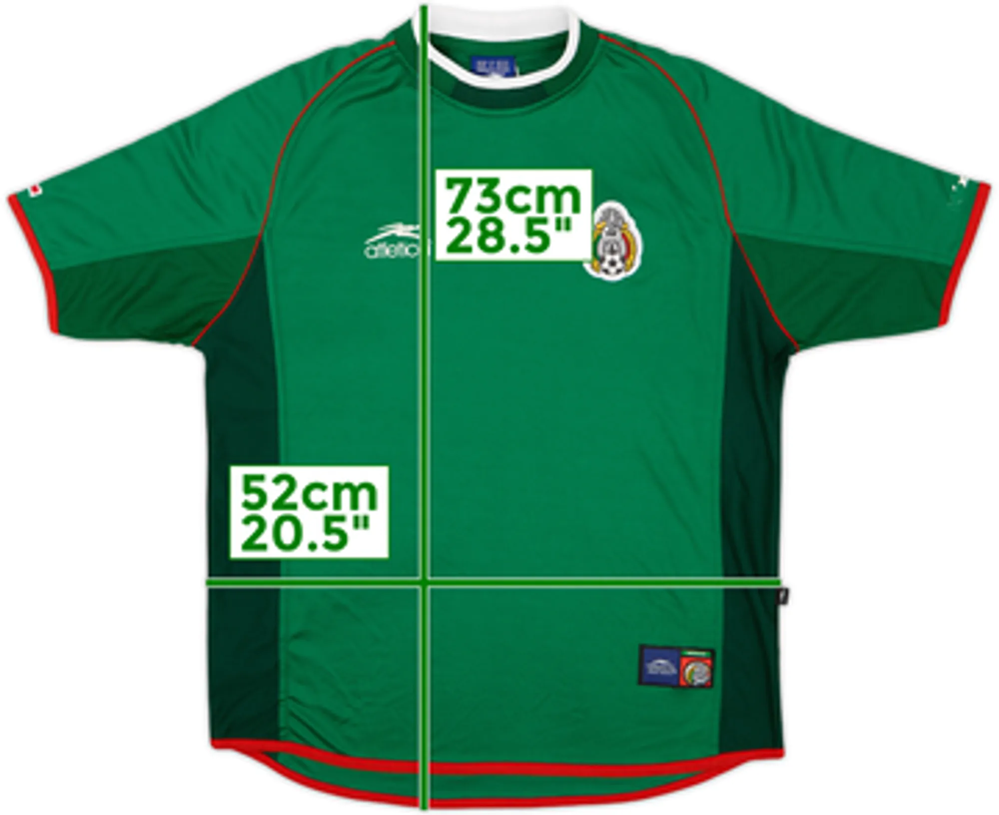 2001-02 Mexico Home Shirt - 7/10 - (M)