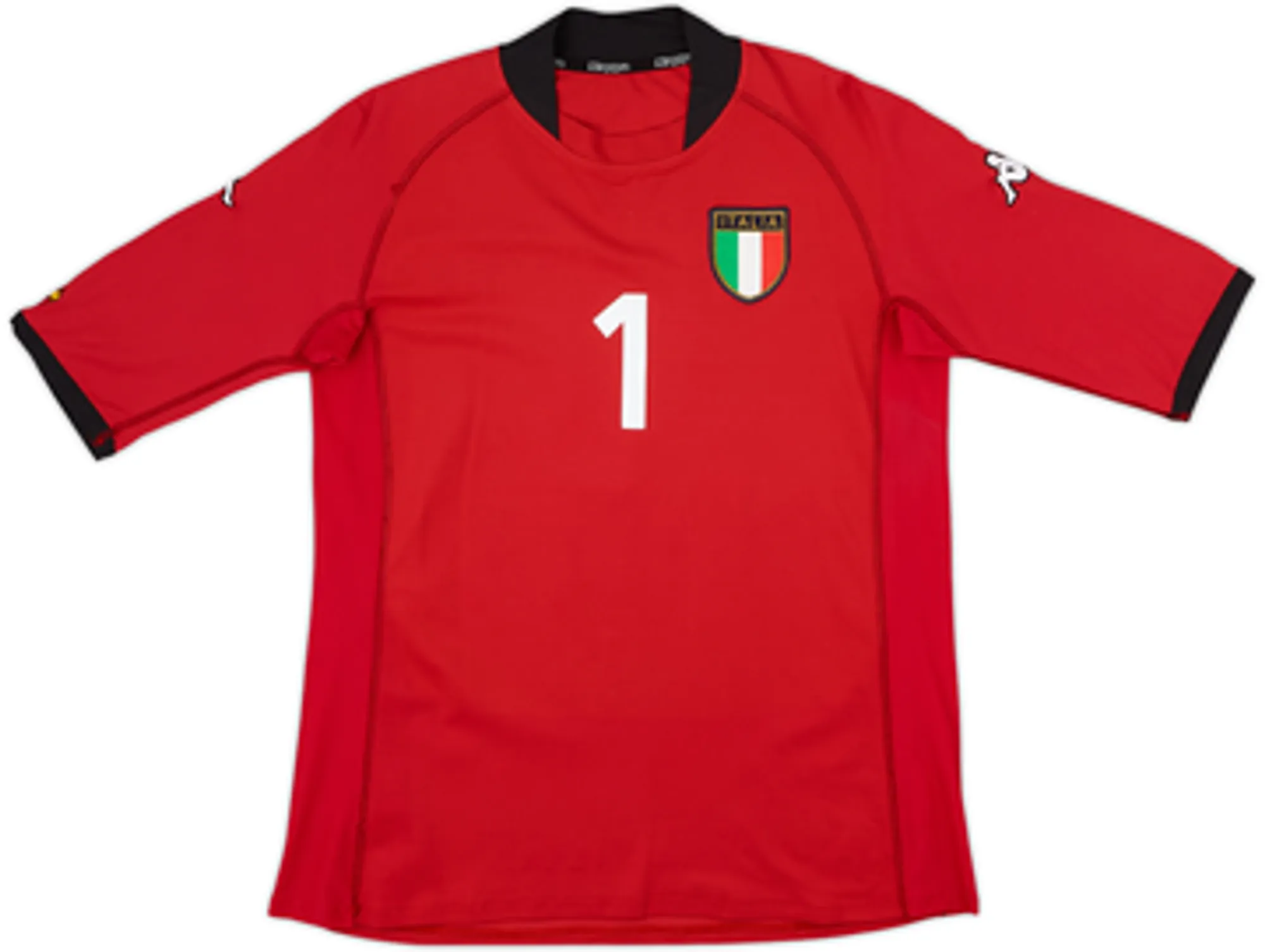 2002 Italy GK Shirt Buffon #1 - 8/10 - (L)