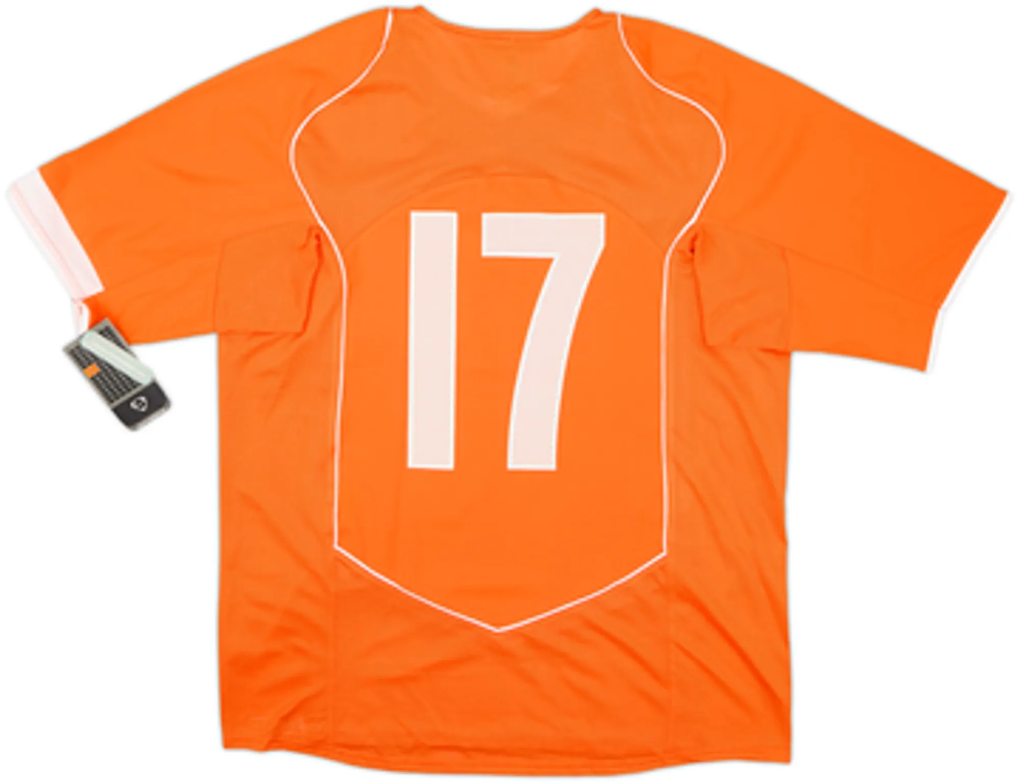 2004-06 Netherlands Home Shirt #17 (L)