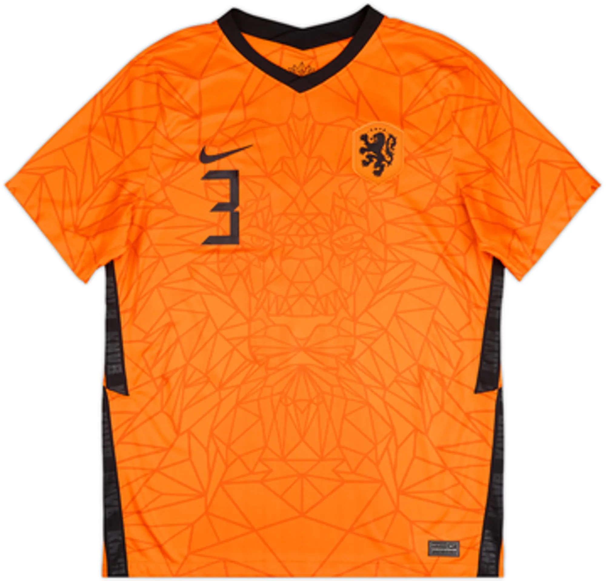 2020-21 Netherlands Home Shirt De Ligt #3 - 9/10 - (L)