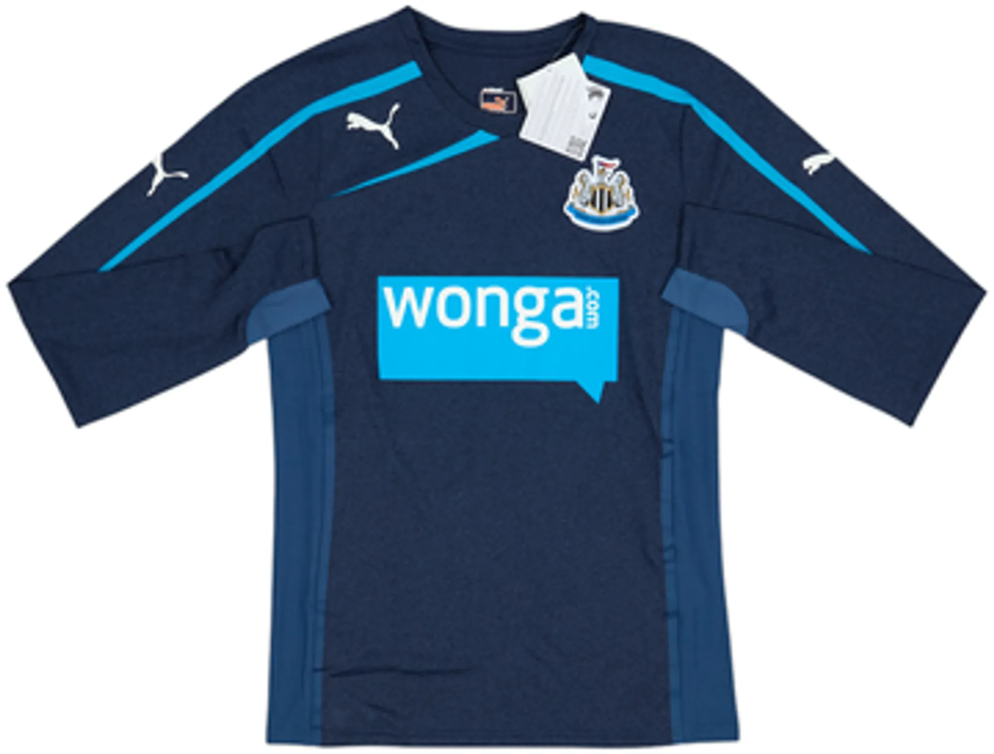 2013-14 Newcastle Authentic Away L/S Shirt Ameobi #23 (M)