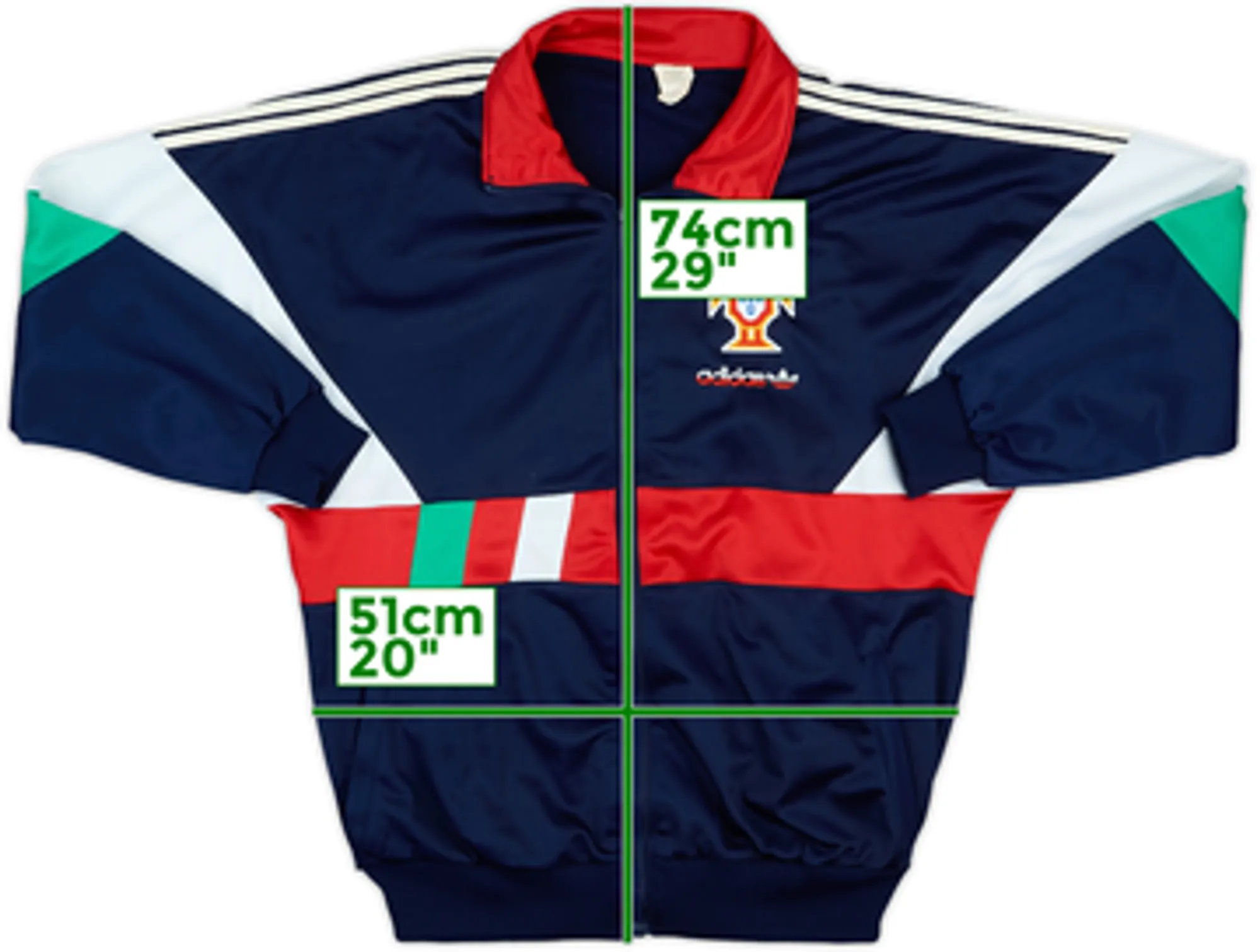 1992-93 adidas Template Jacket (Portugal) - 6/10 - (L)
