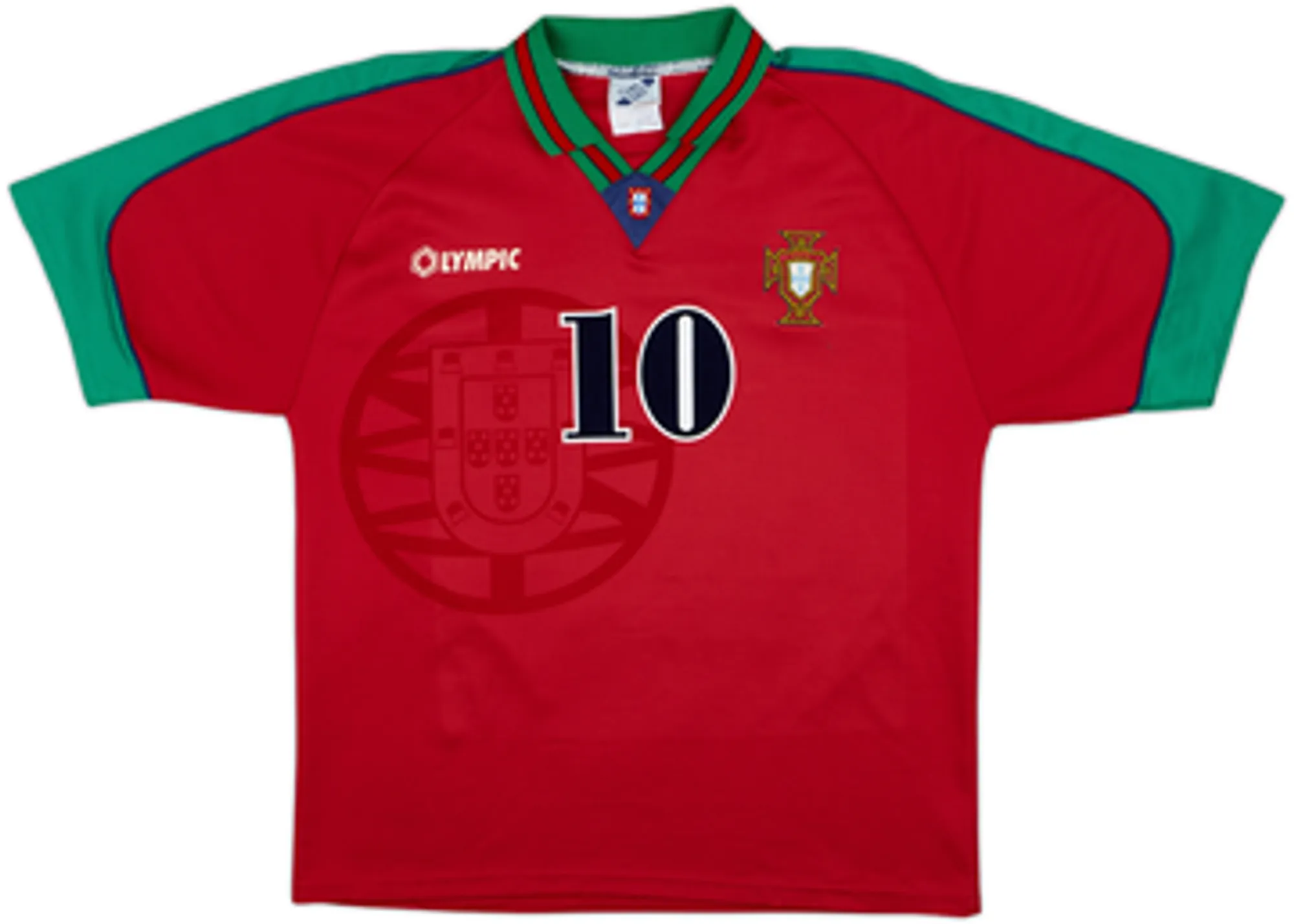 1996-97 Portugal Home Shirt Rui Costa #10 - 8/10 - (L)