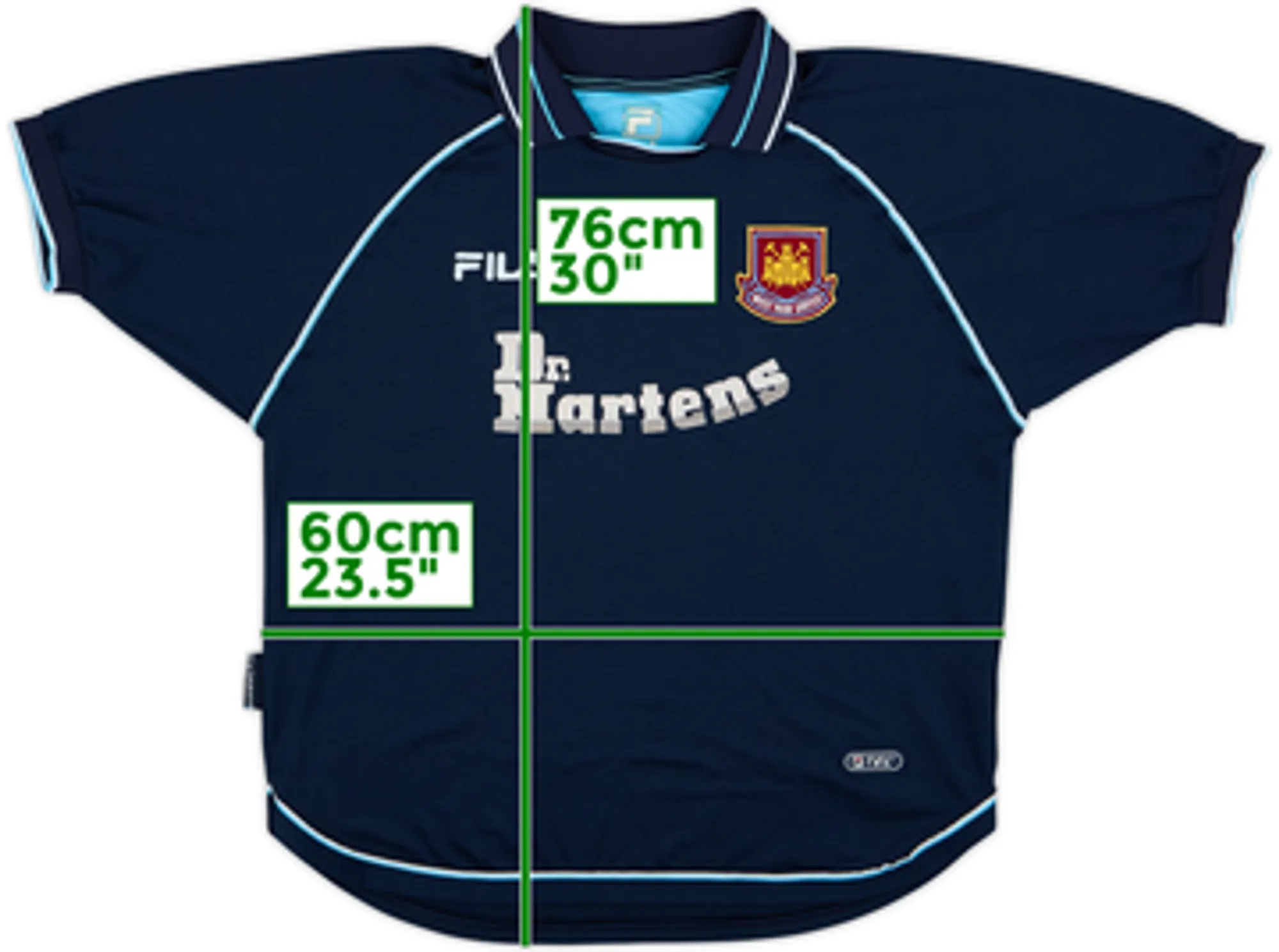 1999-01 West Ham Third Shirt - 9/10 - (L)