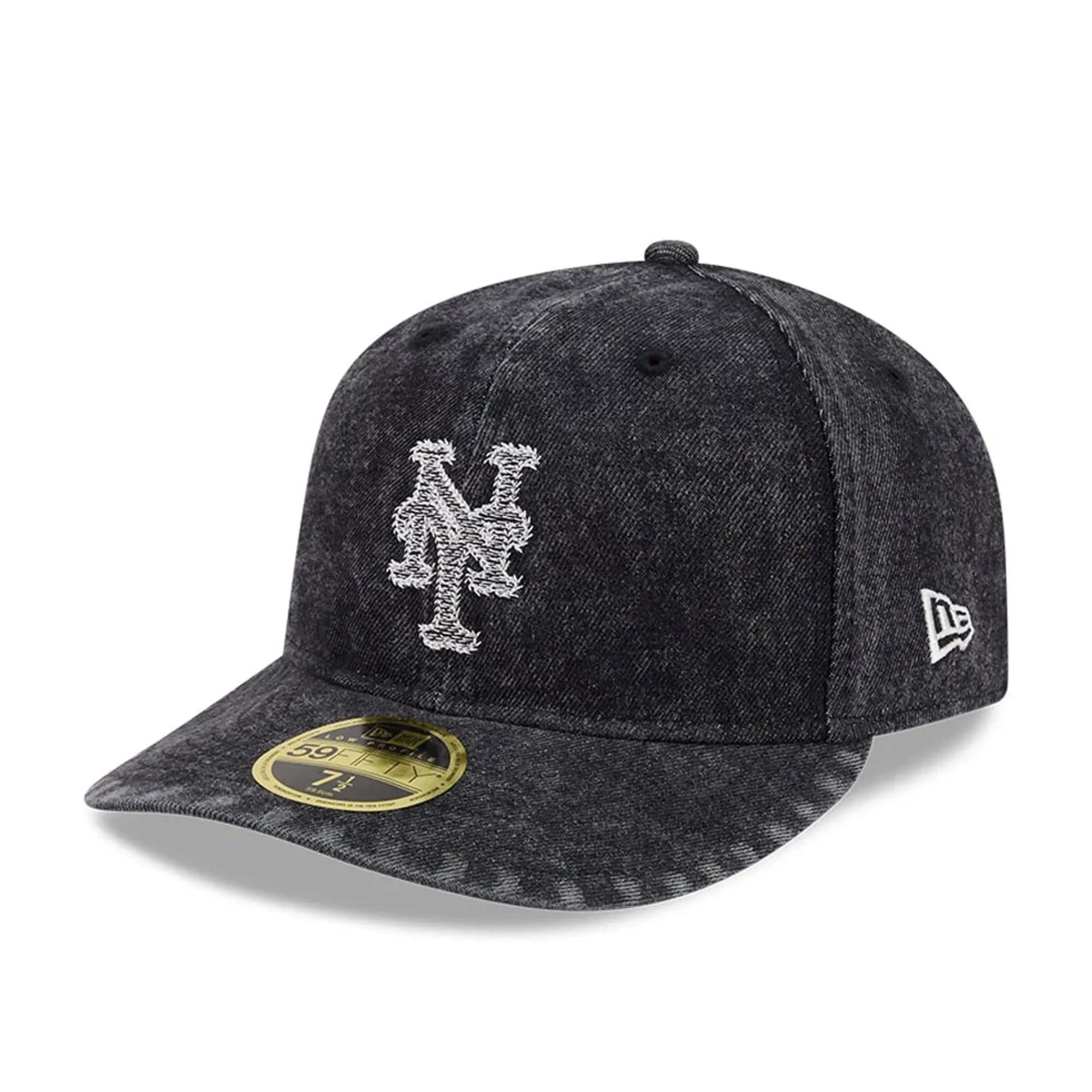 New York Mets MLB 59FIFTY Day Black Low Profile 59FIFTY Fitted Cap New Era Cap adult unisex