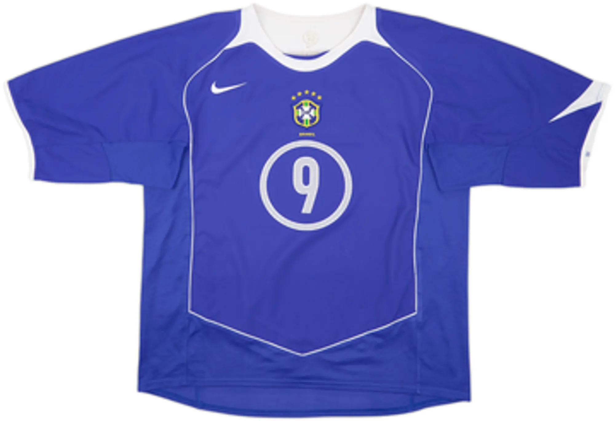 2004-06 Brazil Away Shirt Ronaldo #9 - 6/10 - (XL)