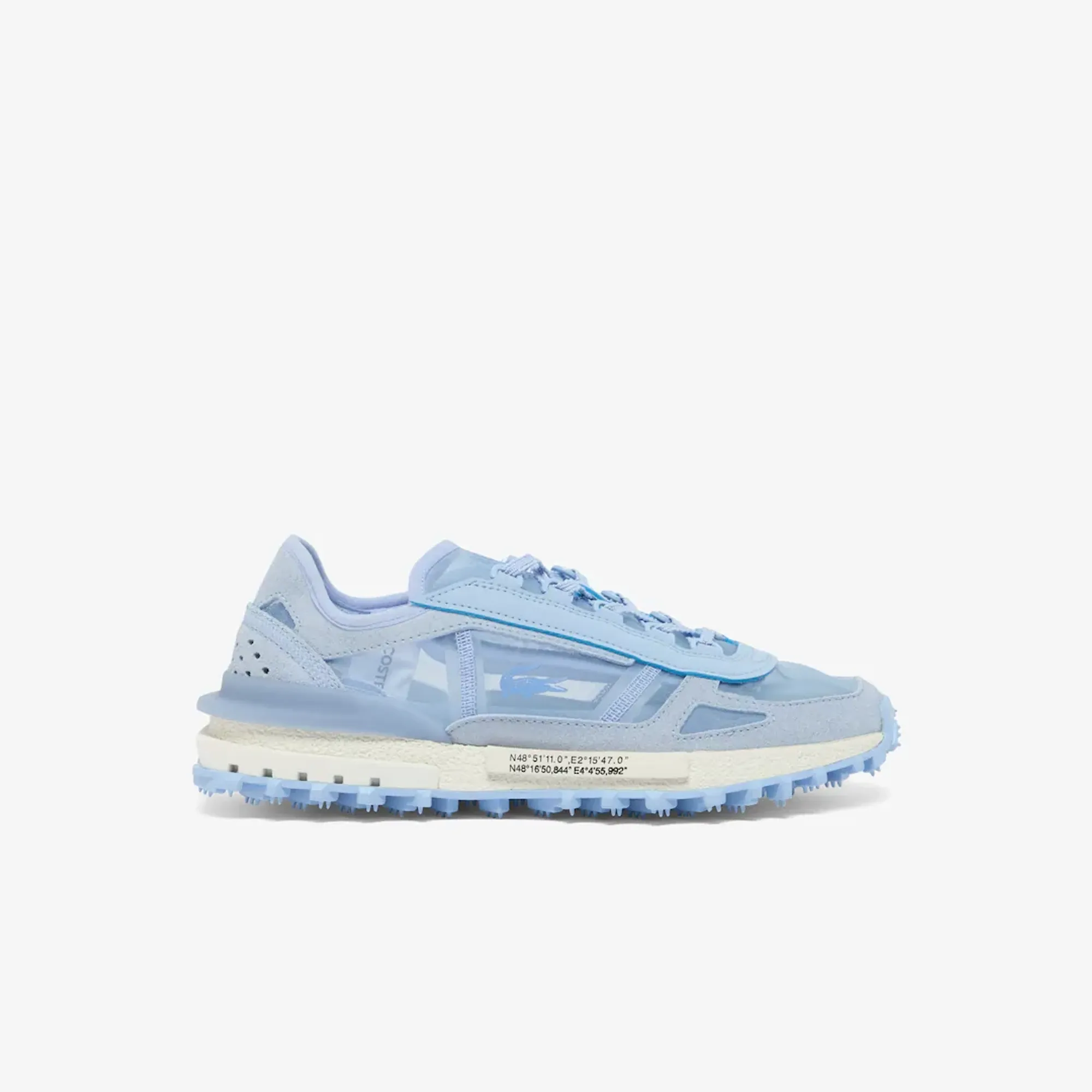 Lacoste Women's Elite Active Sneakers - Light Blue / White
