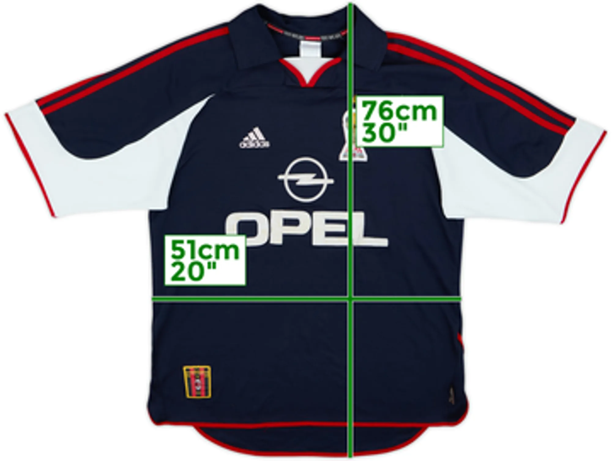 1999-00 AC Milan Centenary Third Shirt - 4/10 - (M)