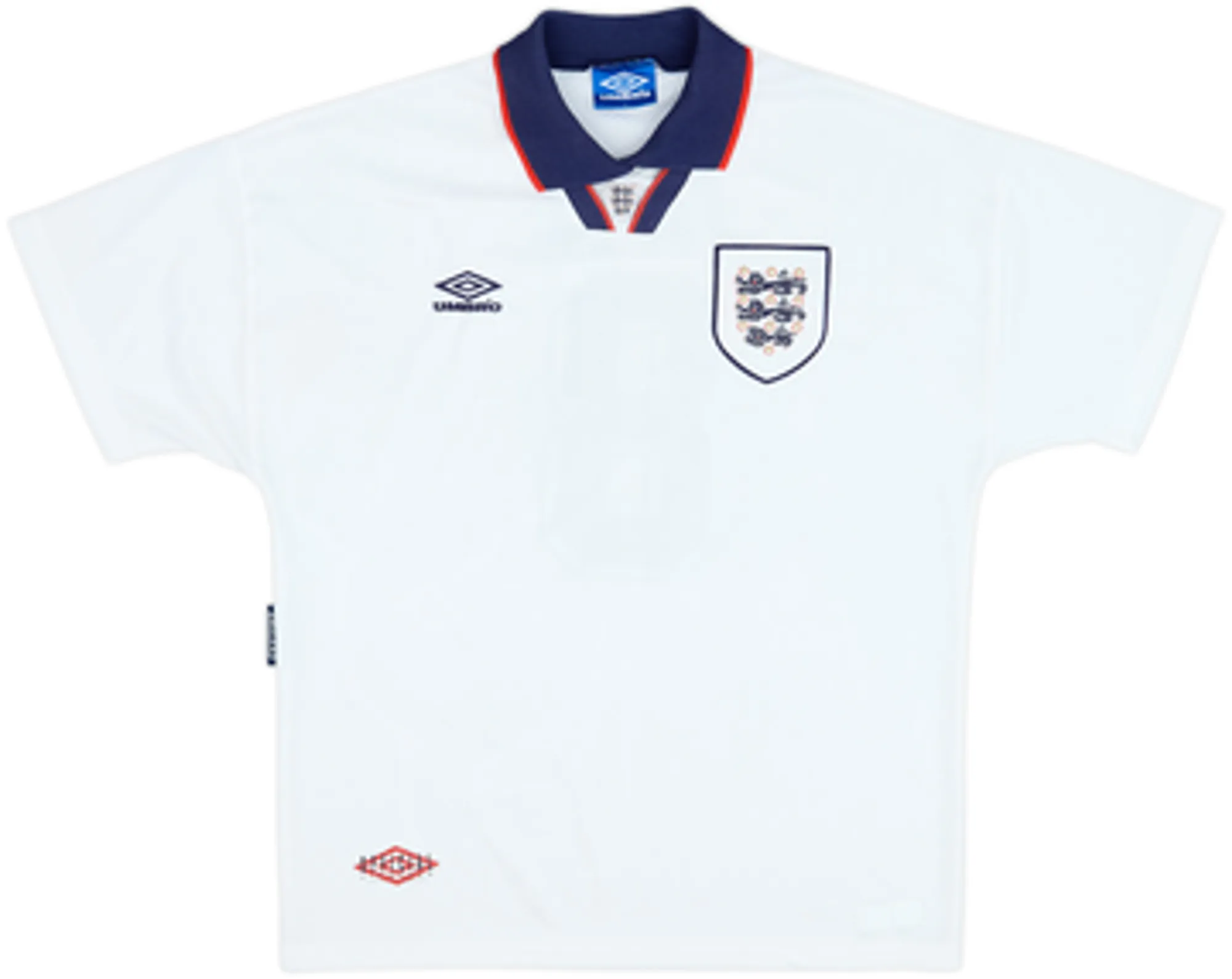 1993-95 England Home Shirt Ince #8 - 8/10 - (L)