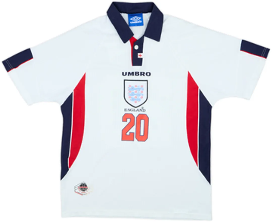 1997-99 England Home Shirt Owen #10 - 7/10 - (L