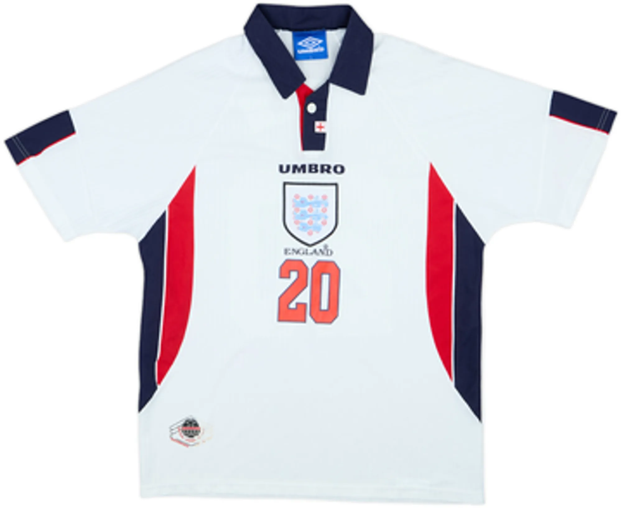 1997-99 England Home Shirt Owen #10 - 7/10 - (L)