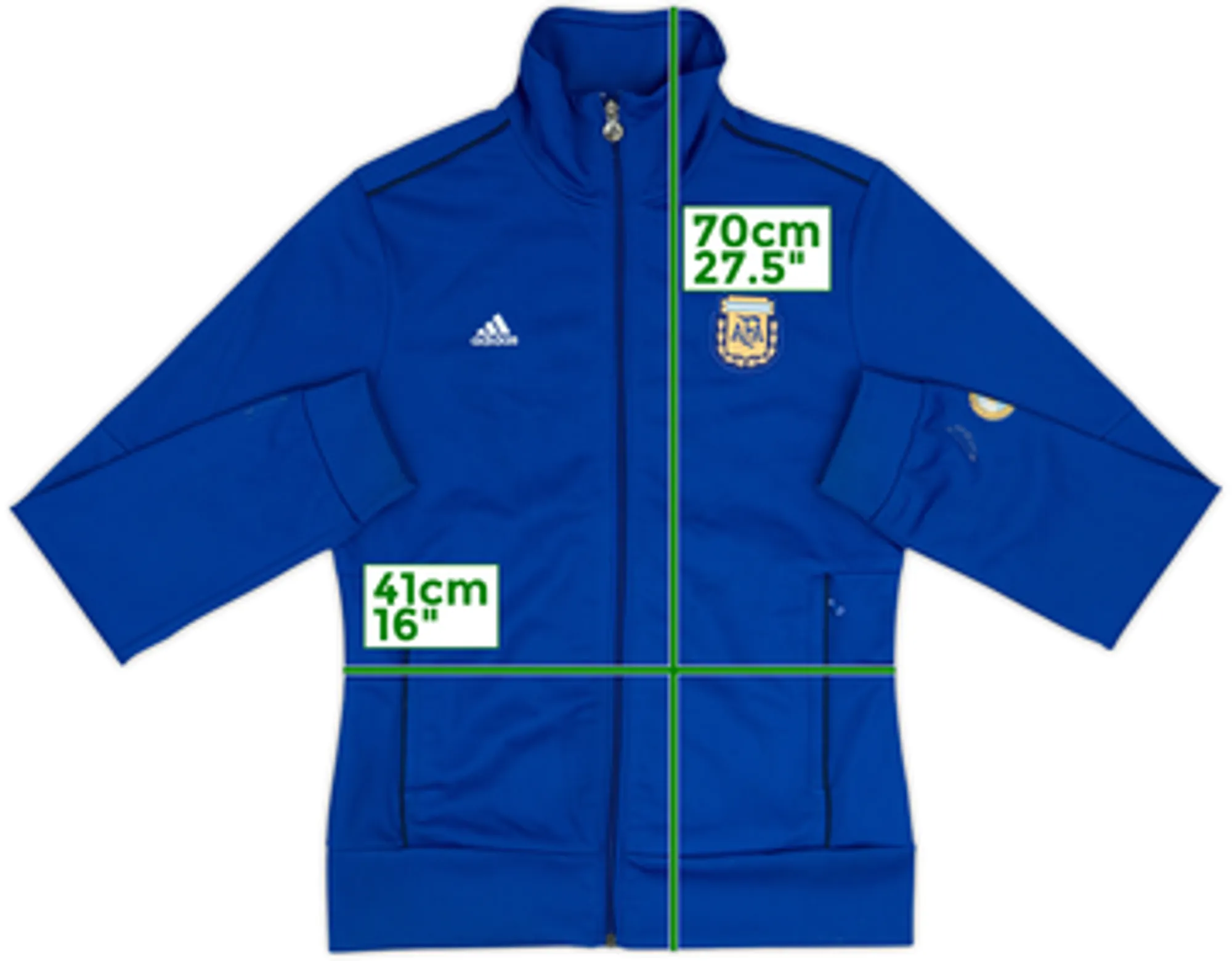 2010-11 Argentina adidas Track Jacket - 5/10 - (M)