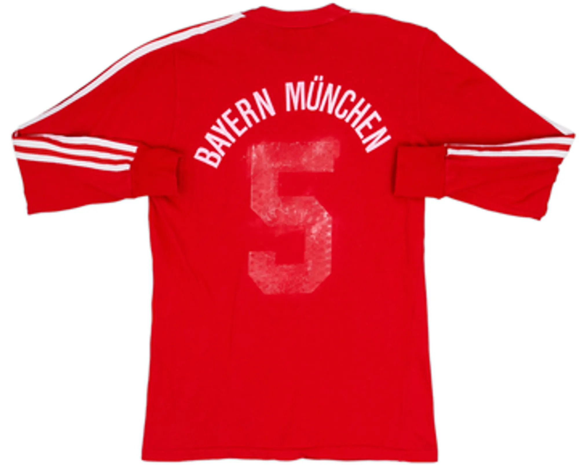 1984-89 Bayern Munich Home L/S Shirt #5 - 4/10 - (M)