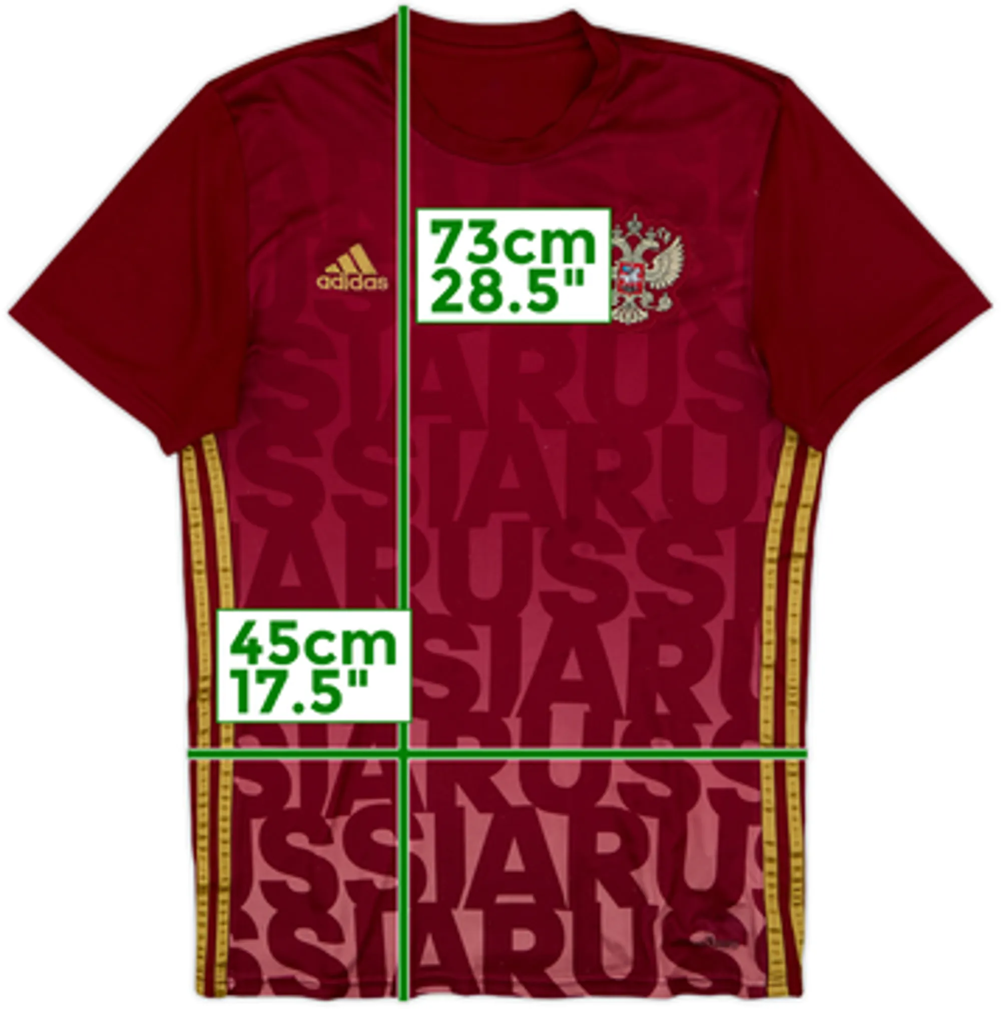 2017 Russia adidas Pre-Match Training Shirt - 7/10 - (M)