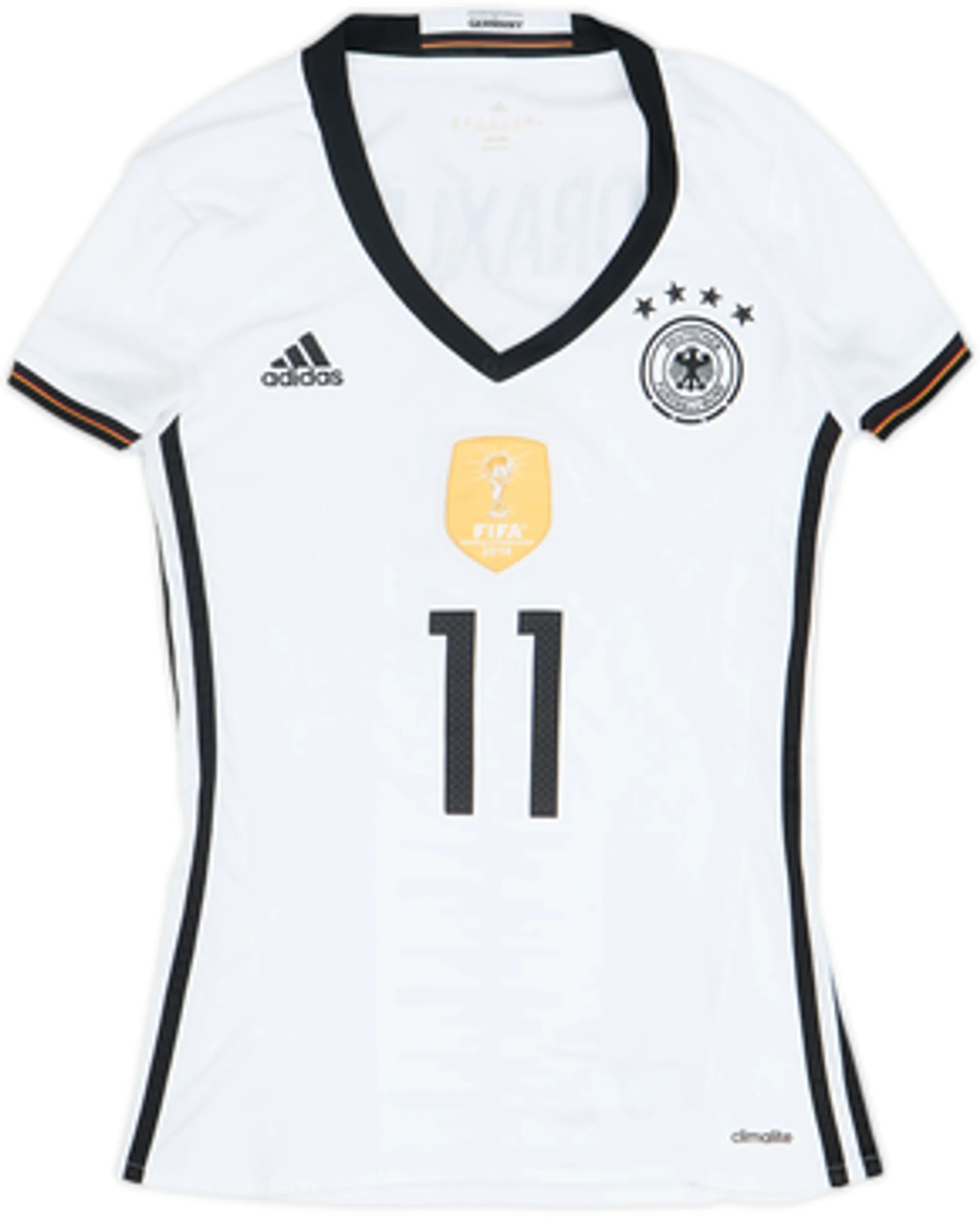 2015-16 Germany Home Shirt Draxler #11 - 9/10 - (Women's XXS)