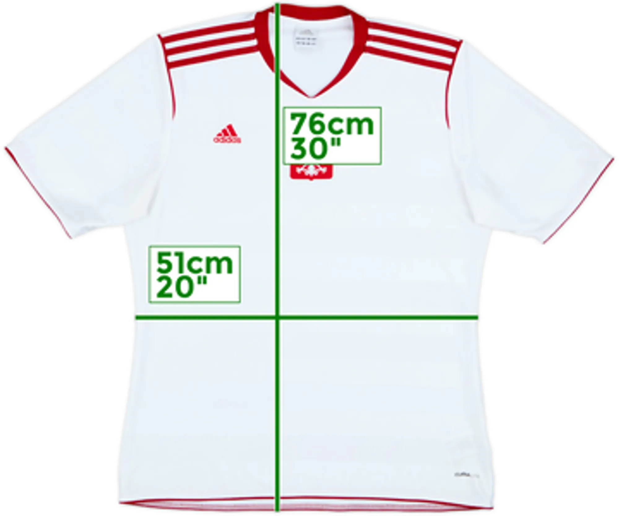 2012-13 Poland adidas '1986-87 Home' Heritage Shirt - 8/10 - (L)