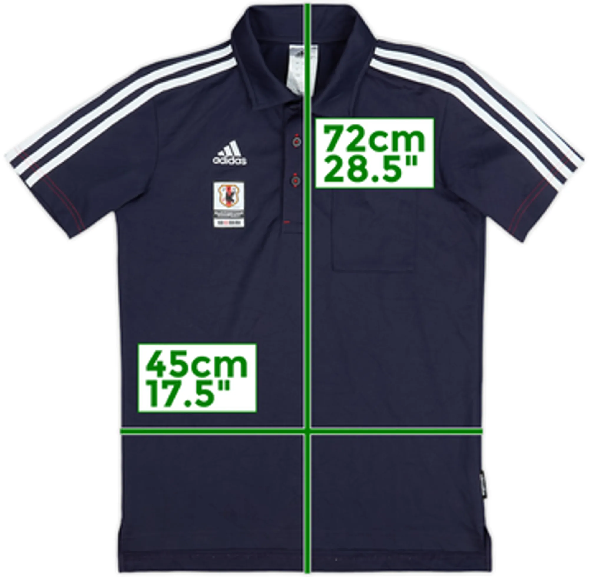2017-18 Japan adidas Polo Shirt - 8/10 - (XS)