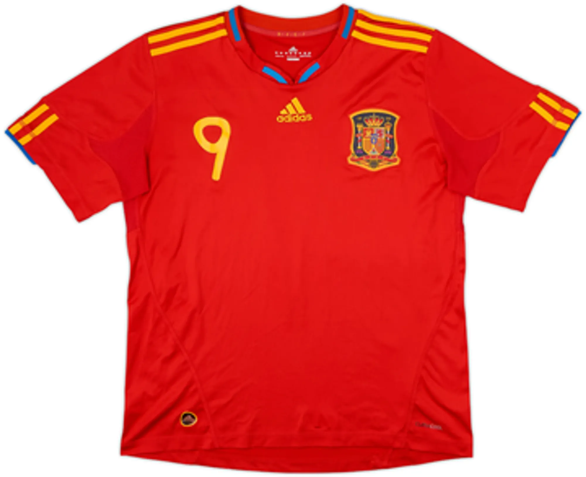 2009-10 Spain Home Shirt Torres #9 - 6/10 - (M)