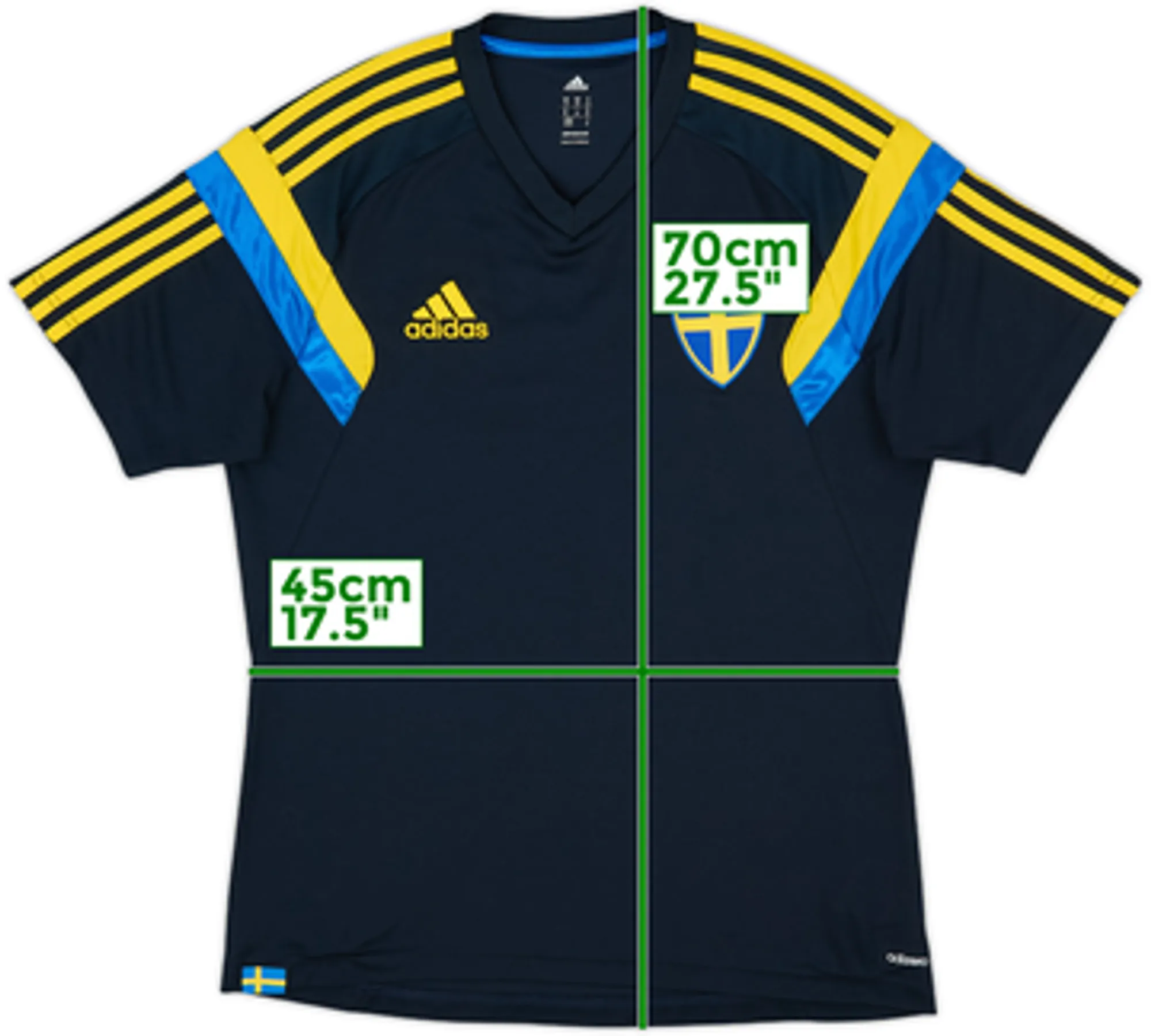2014-15 Sweden adizero Training Shirt - 8/10 - (M)