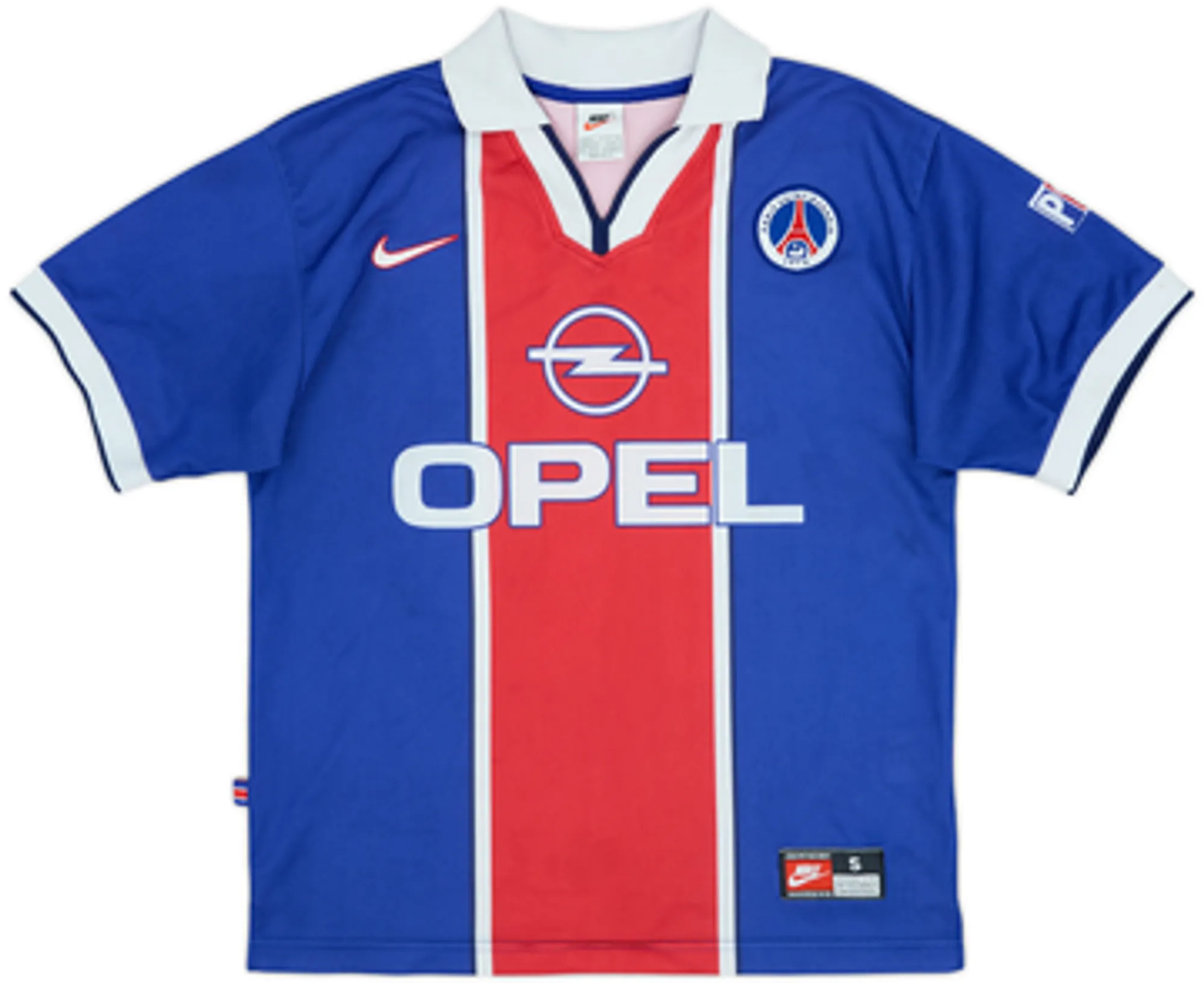 1997-98 Paris Saint-Germain Home Shirt Okocha #10 - 8/10 - (S)