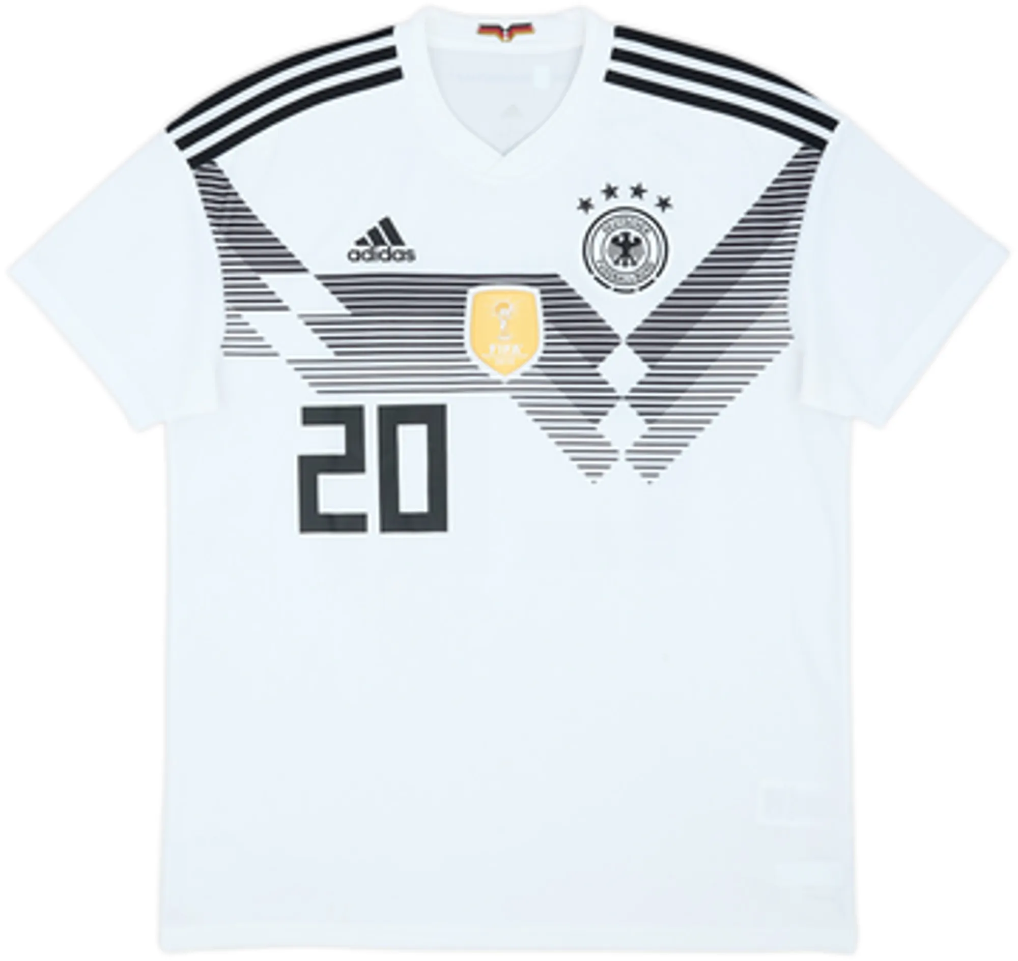 2018-19 Germany Home Shirt Brandt #20 - 9/10 - (L)