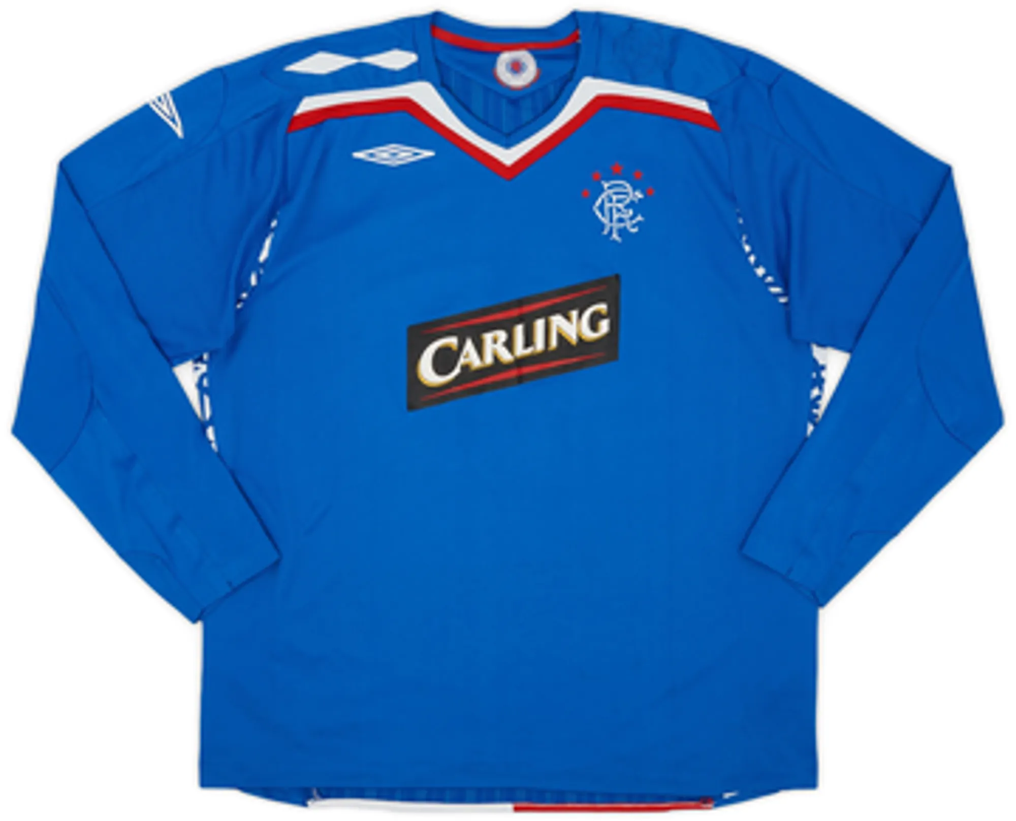 2007-08 Rangers Home L/S Shirt - 4/10 - (XXL)