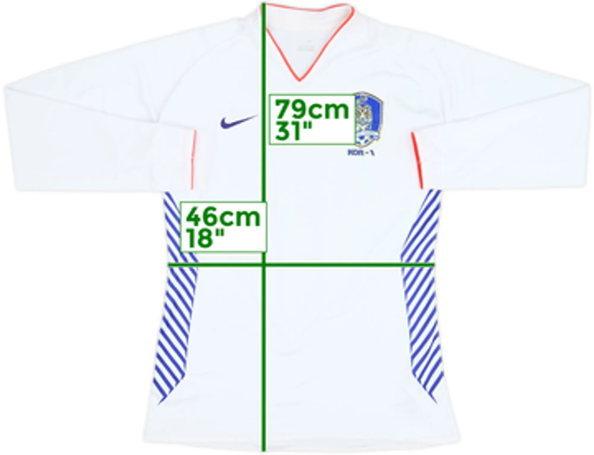 2006-08 South Korea Away L/S Shirt - 4/10 - (XL)