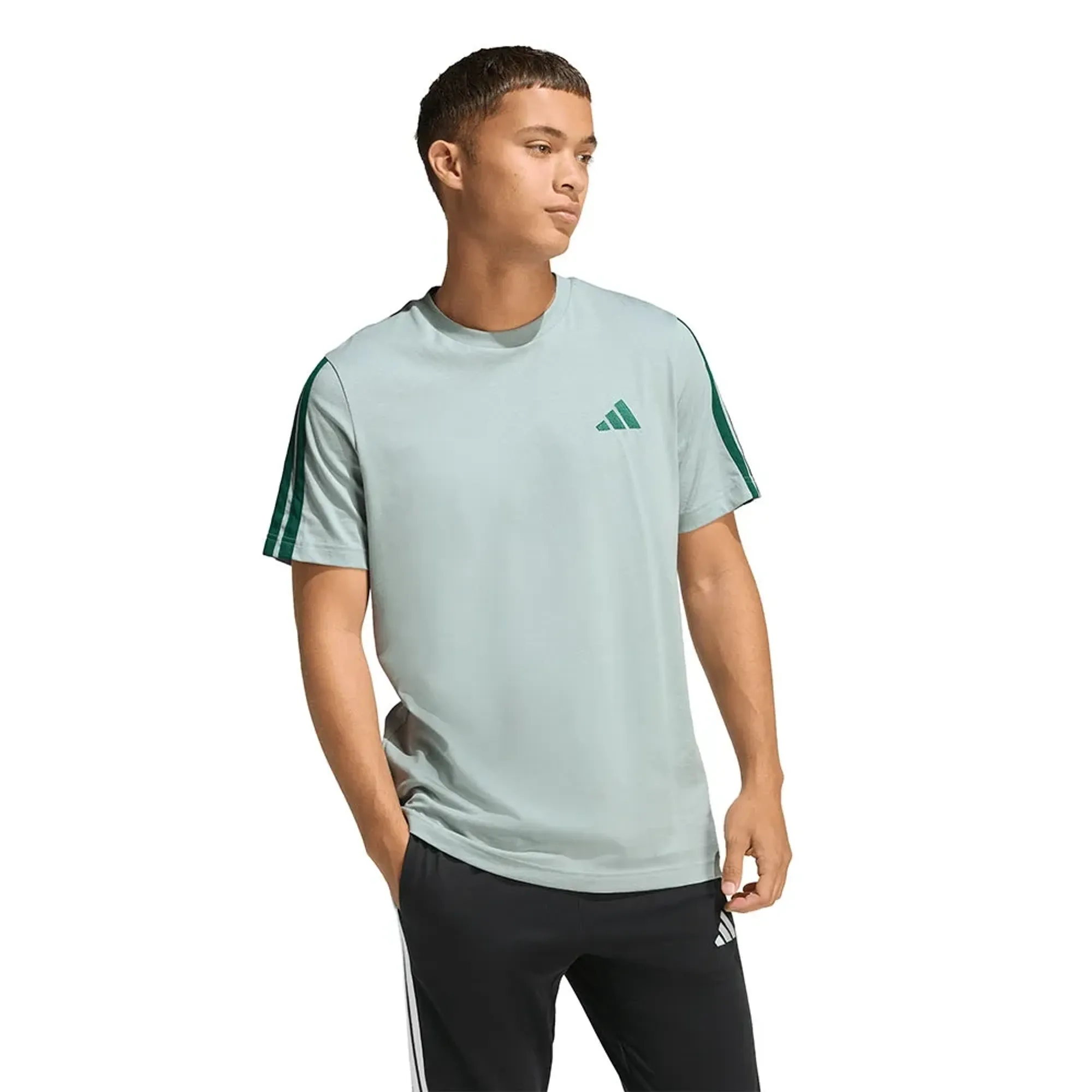 Adidas 3 Stripes Short Sleeve T-shirt