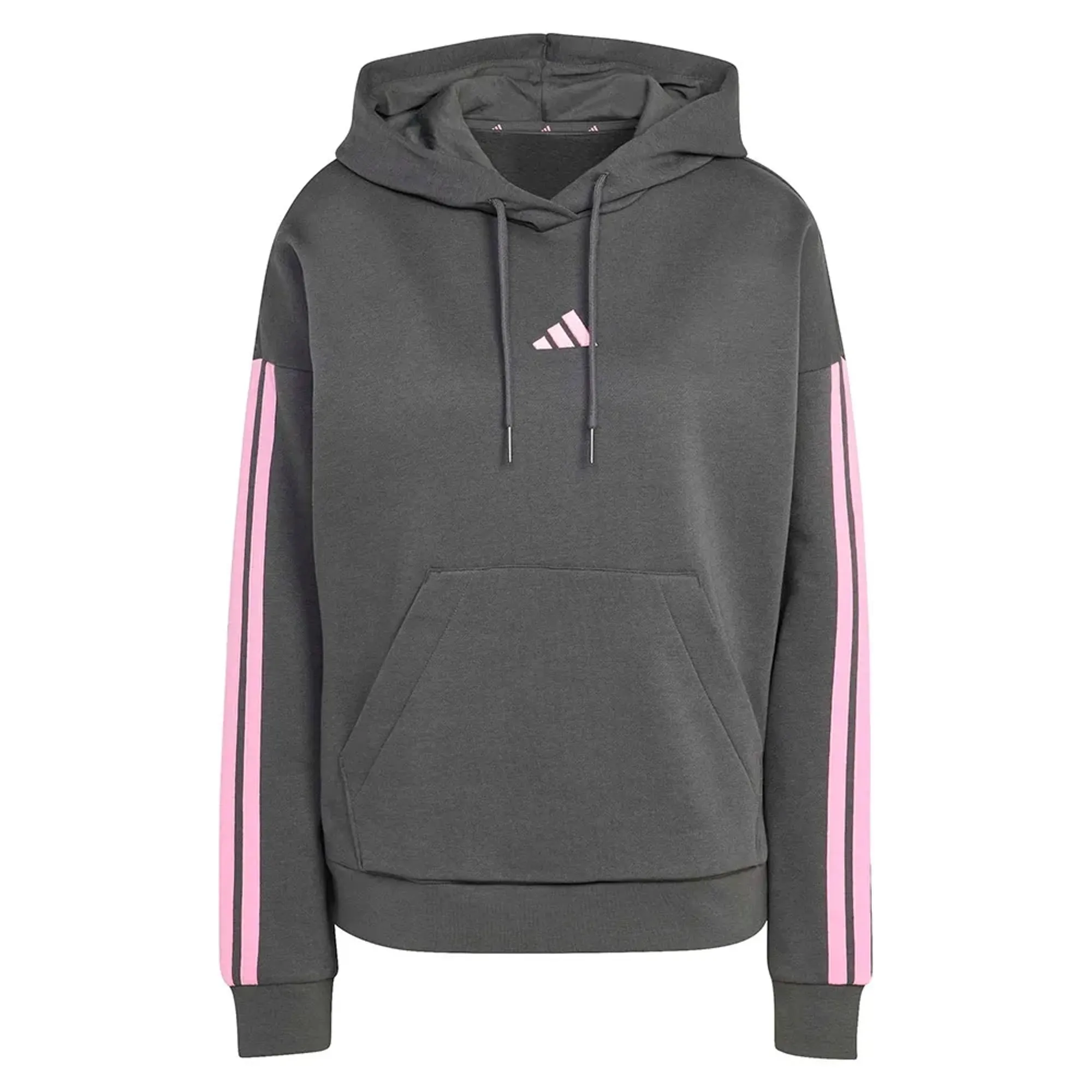 Adidas Essentials 3 Stripes Fleece Hoodie