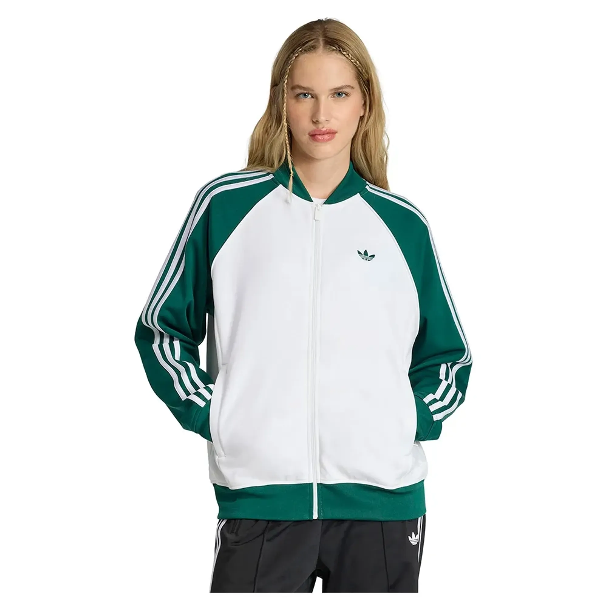 Adidas Originals Sst Loose Full Zip Sweatshirt