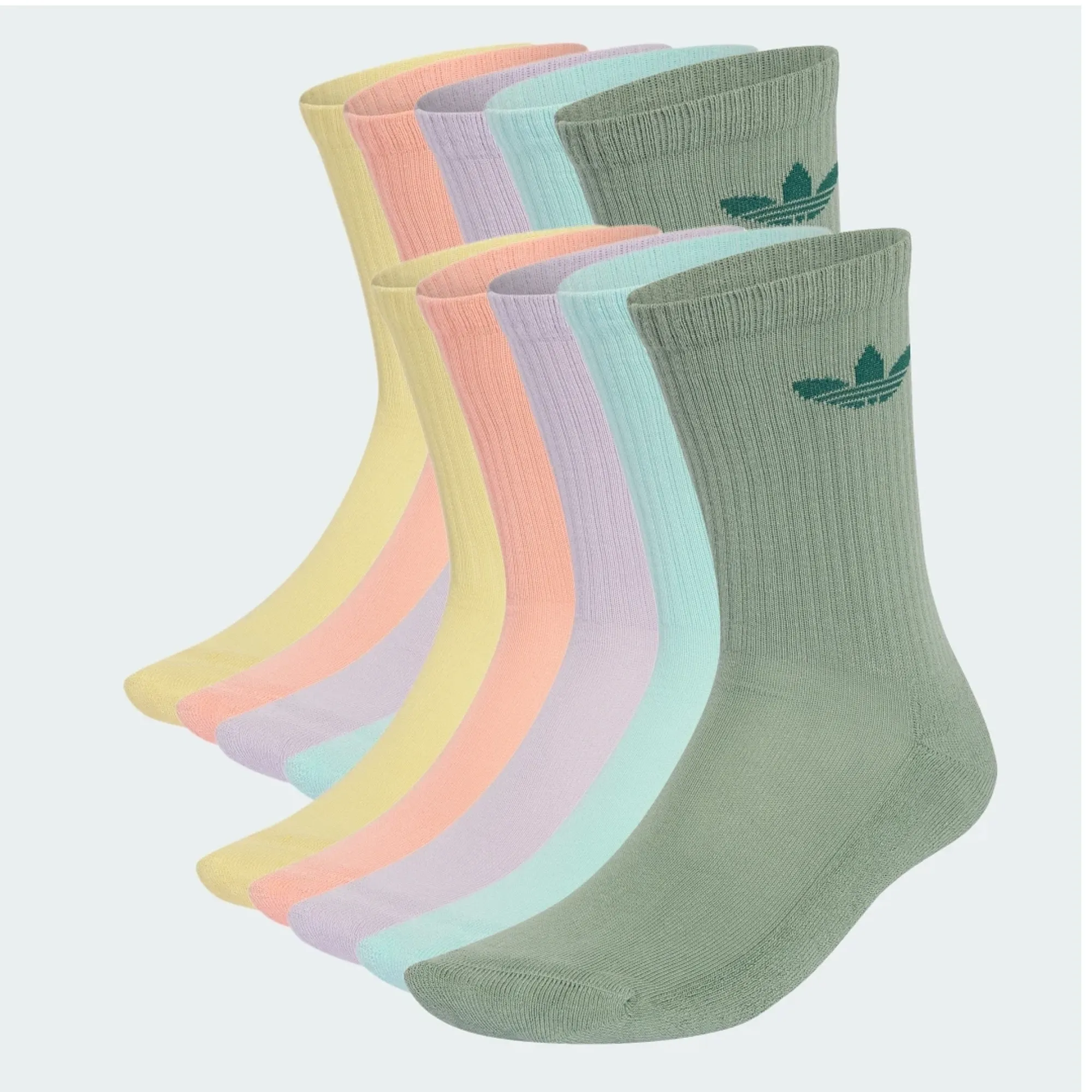 adidas Originals adidas TREFOIL CREW SOCKS 10 PAIRS