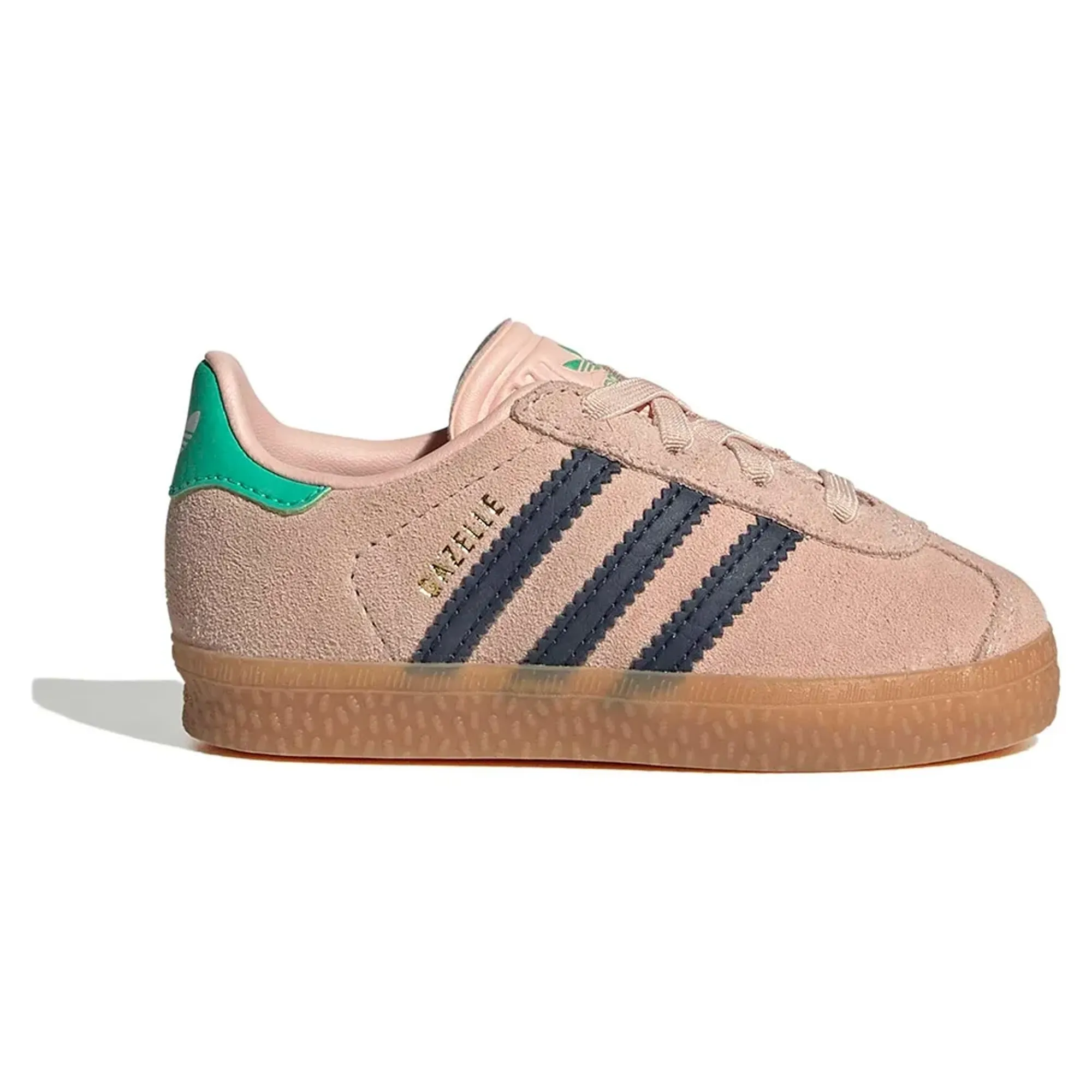 Adidas Originals Gazelle Comfort Closure Elastic Laces Infant Trainers