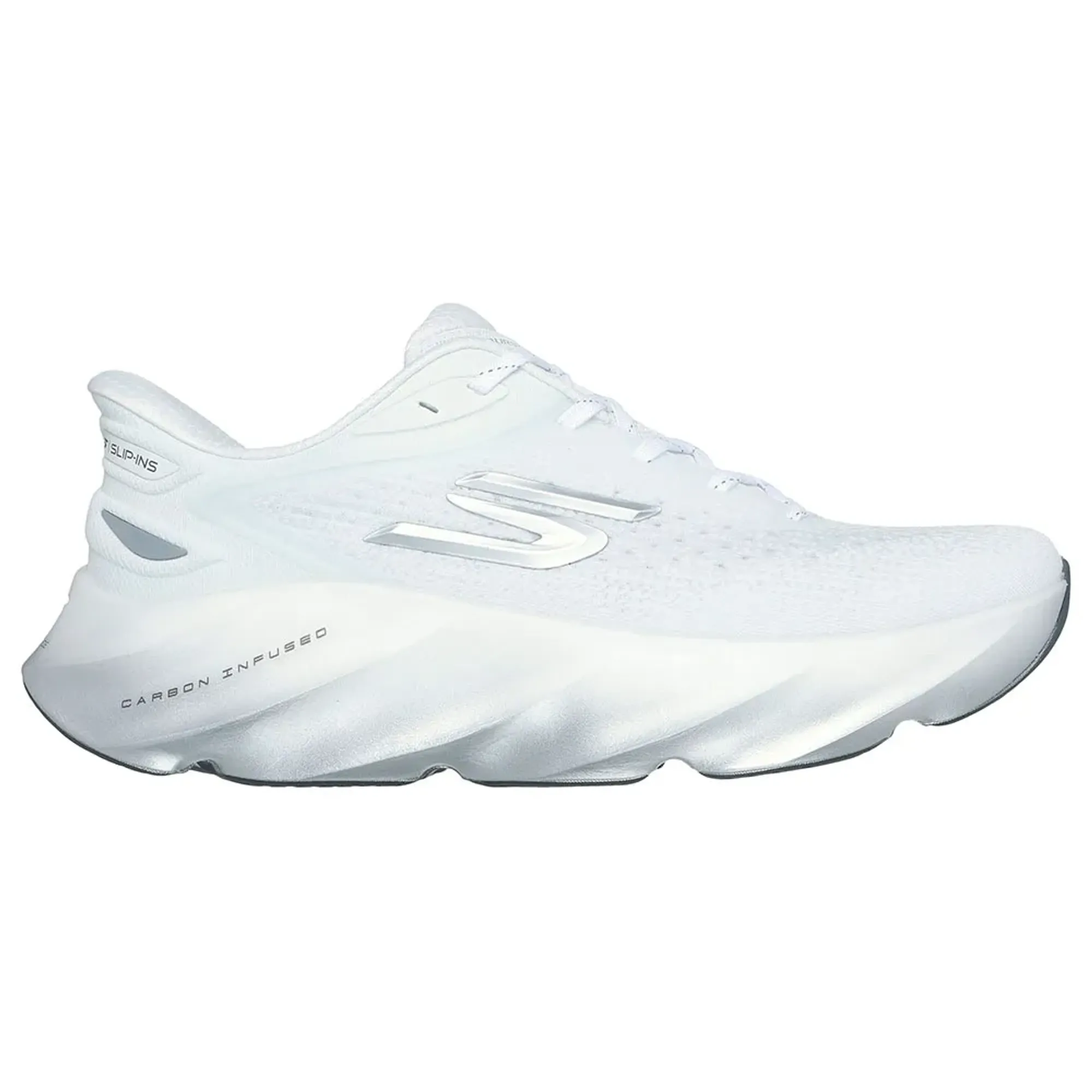 Skechers Men's Slip-ins: Aero Burst Sneaker in White/Silver