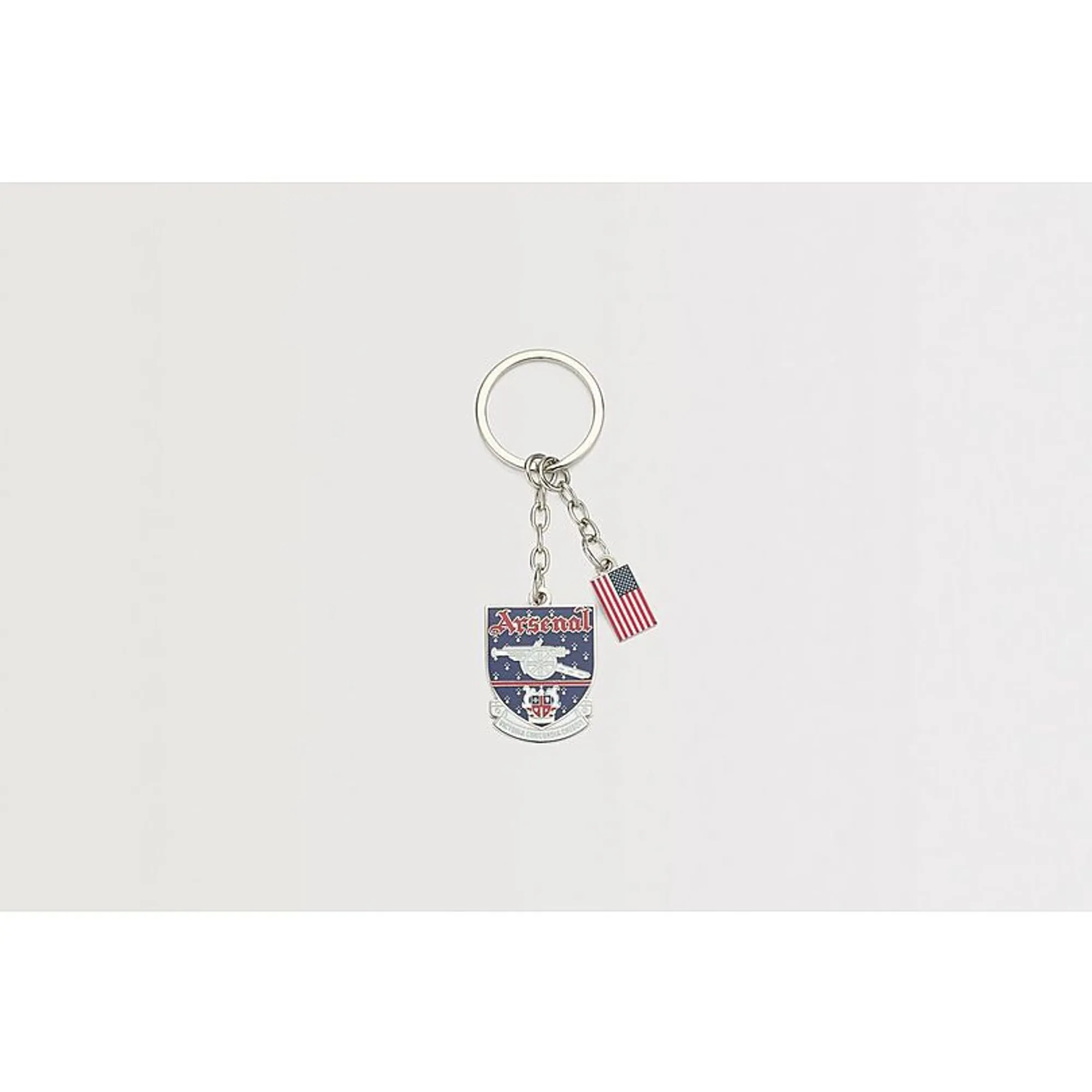 Arsenal Classics USA Navy Keyring, Blue