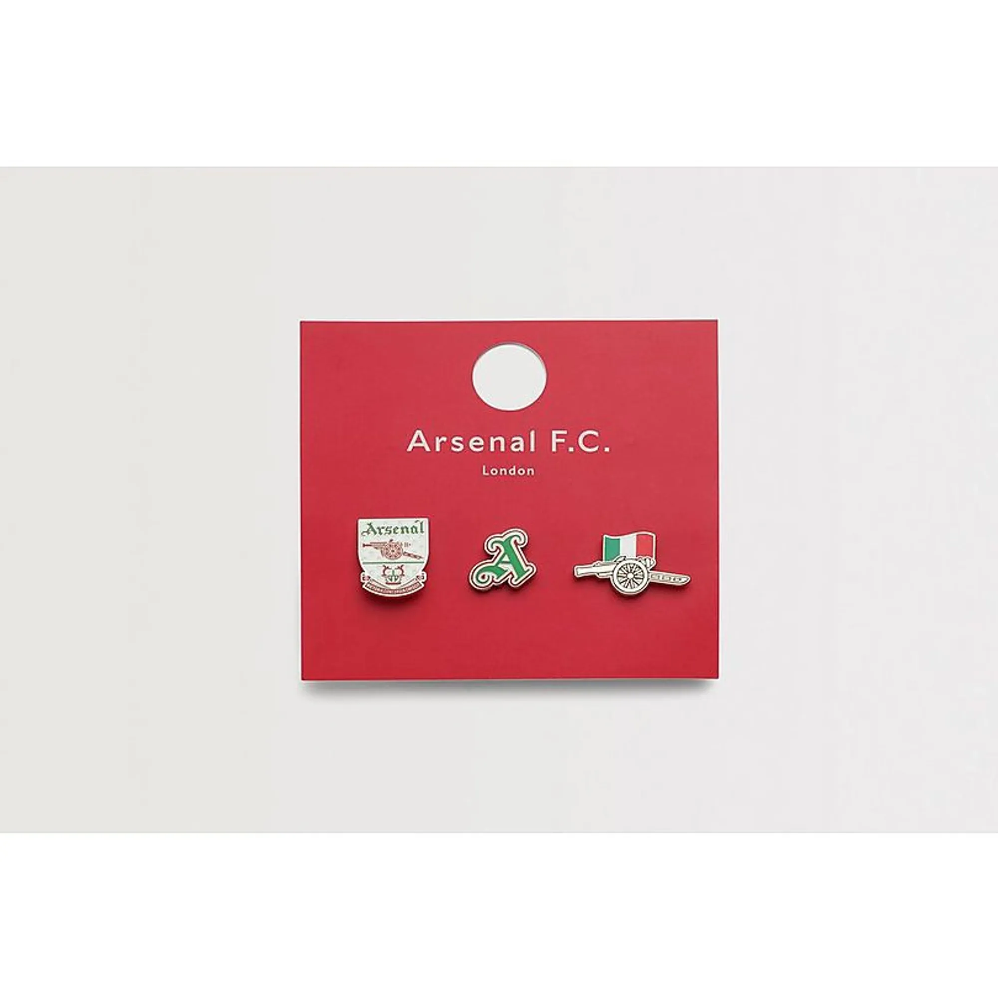 Arsenal Classics Italy Blue Pin Badge Set, Blue
