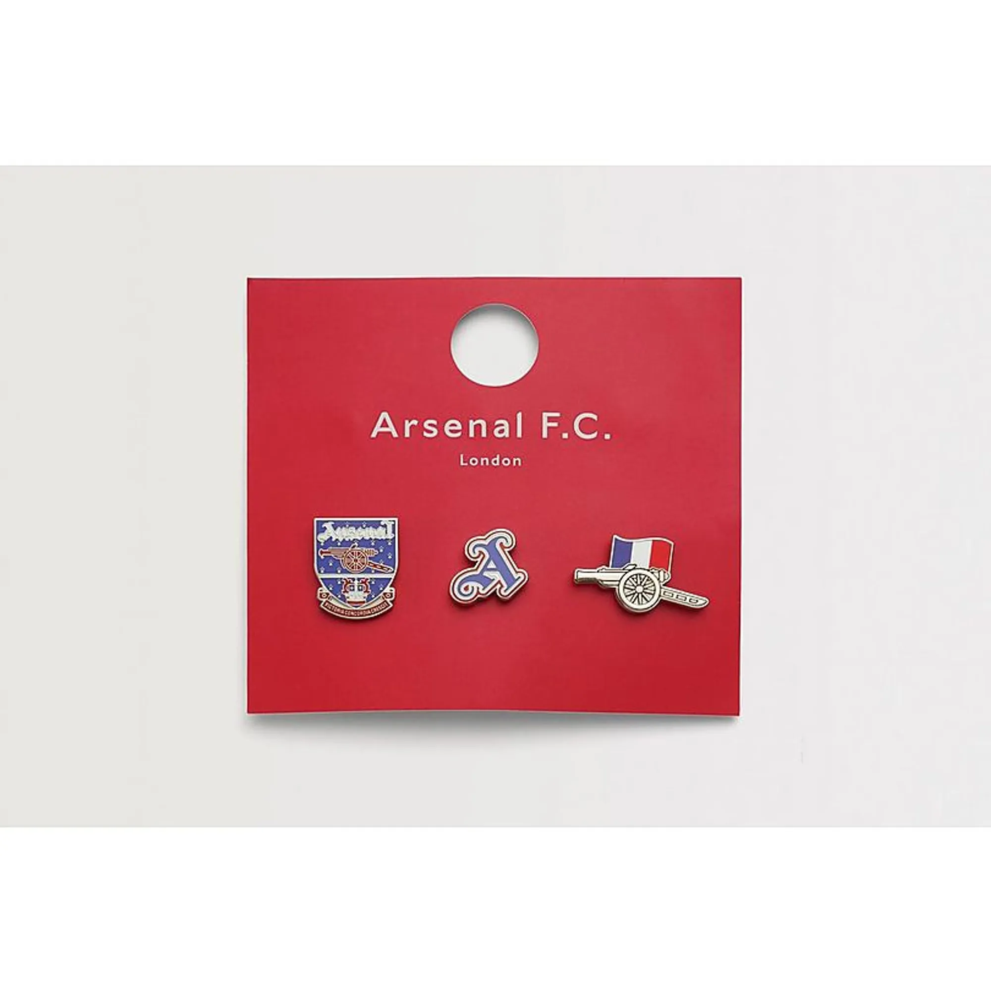 Arsenal Classics France Blue Pin Badge Set, Blue