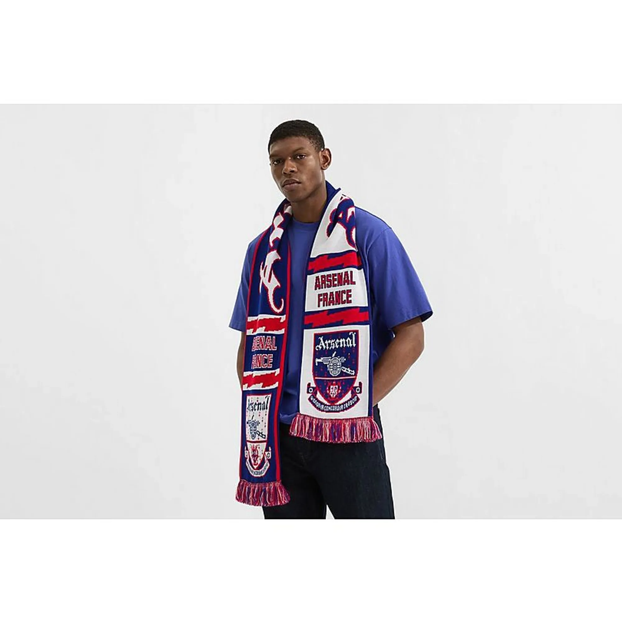 Arsenal Classics France Blue Scarf, Blue