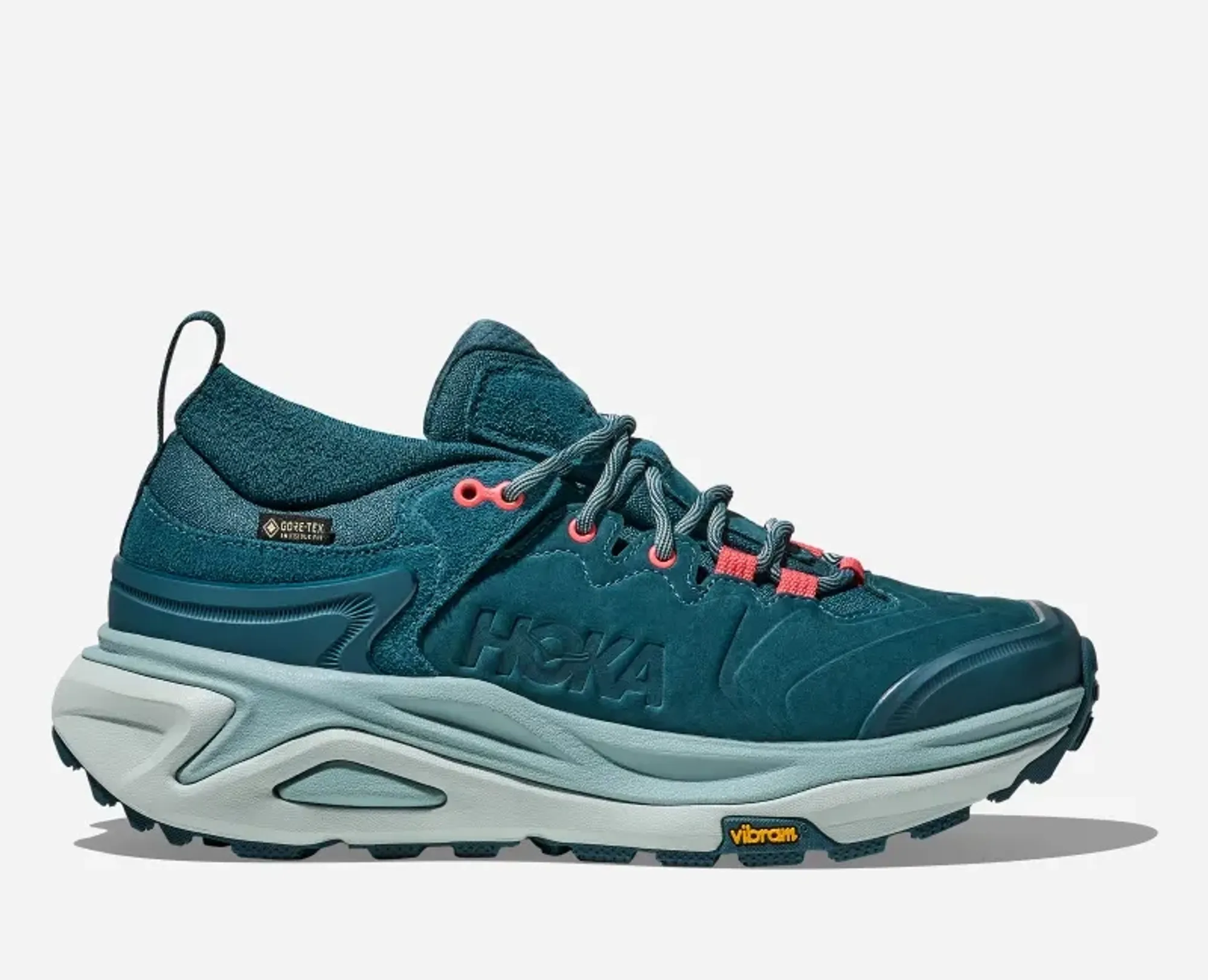 Hoka Women's Kaha 3 Low Gore-Tex Hiking Shoes In Blue Twilight/Droplet