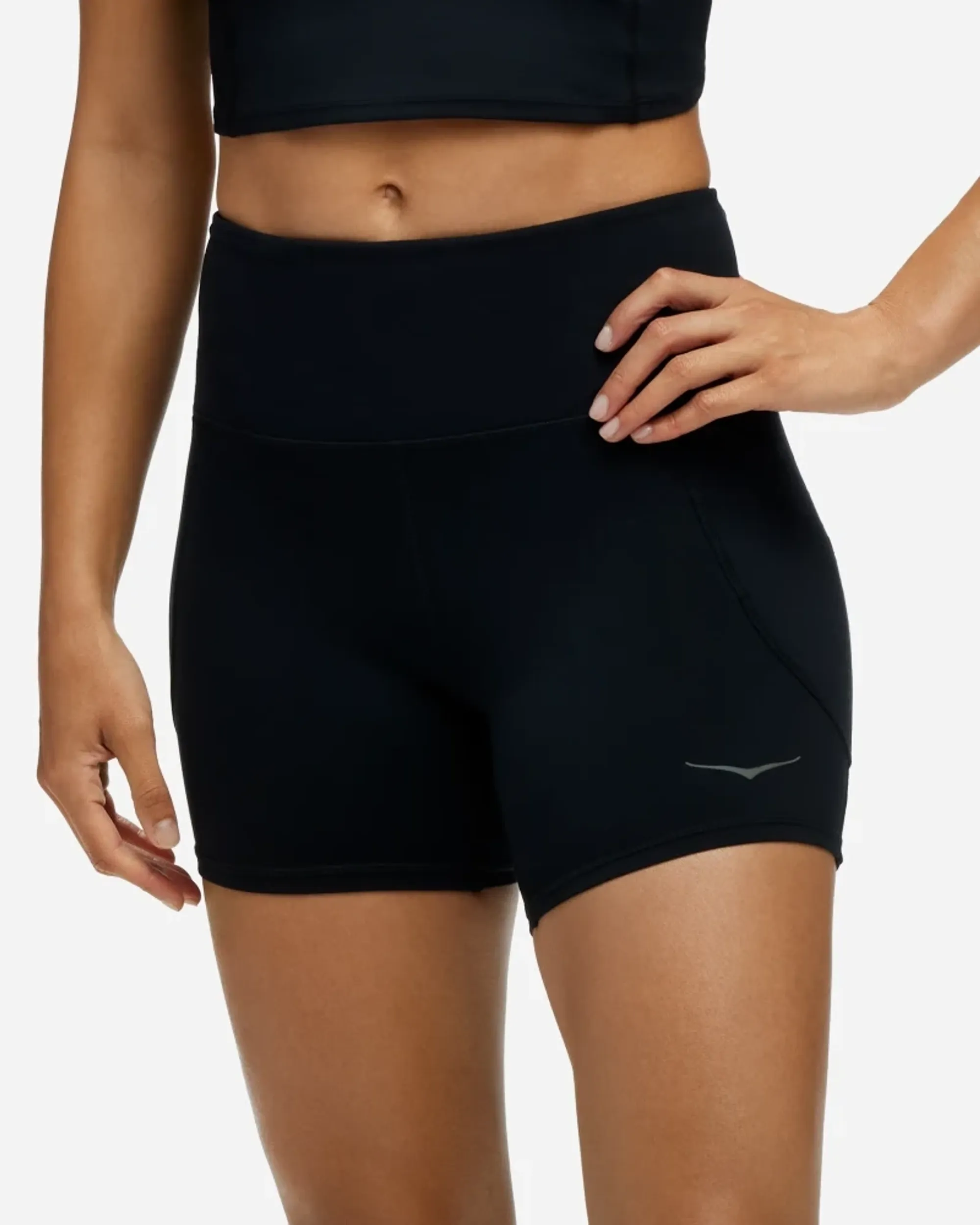 Hoka Women's Elaro 5" Bike Shorts In Black