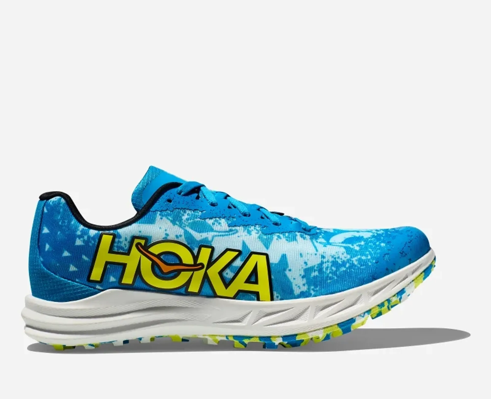 Hoka Crescendo Xc Spikeless Race Shoes In Diva Blue/Evening Primrose