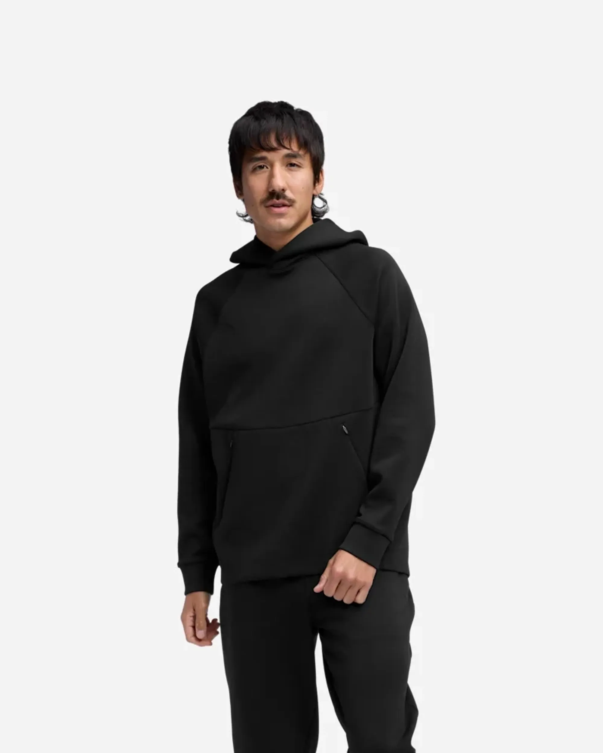 Hoka Men's Essential Recovery Hoodie In Black