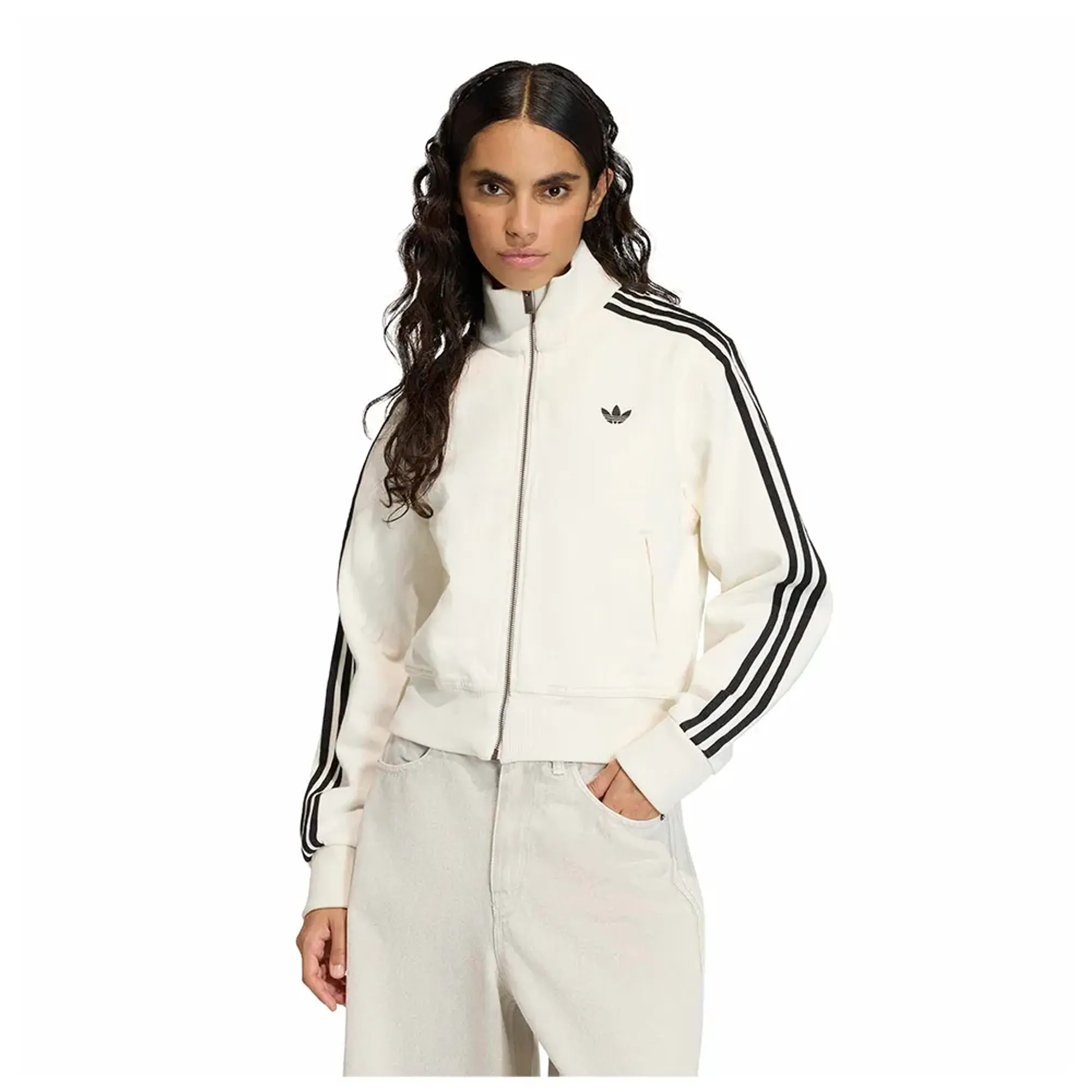 Adidas Originals Firebird Denim Full Zip Sweatshirt