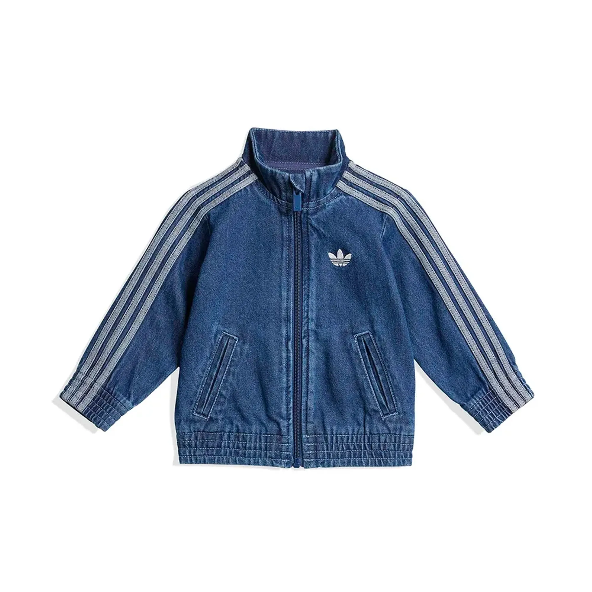 Adidas Originals Firebird Denim Full Zip Sweatshirt